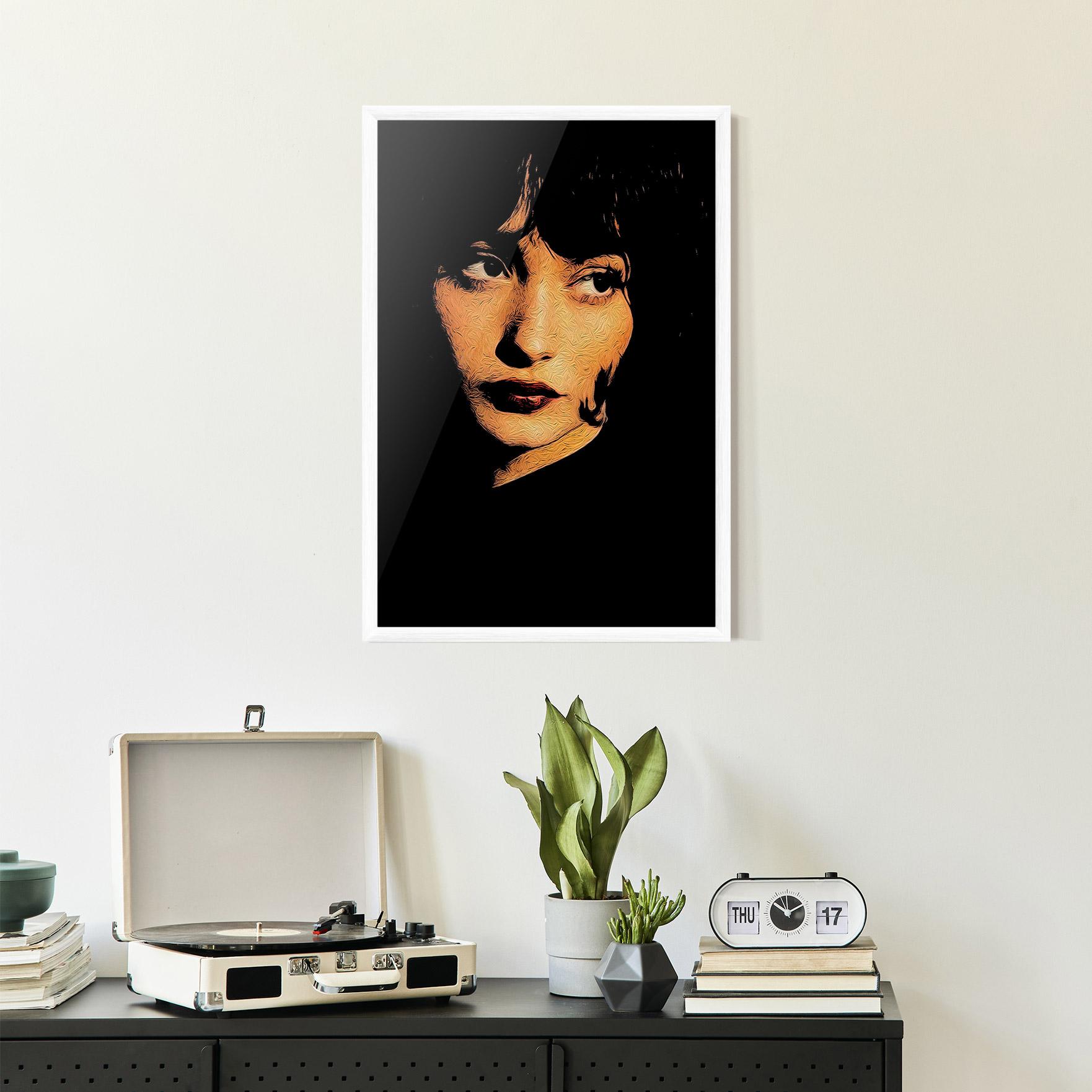 Рамкиран постер Light Portrait mockup 2