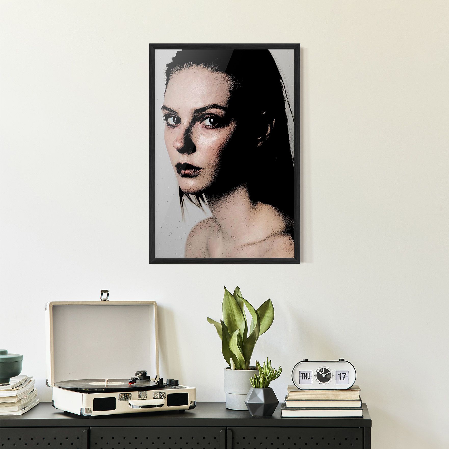 Big Eyes Portrait mockup 2