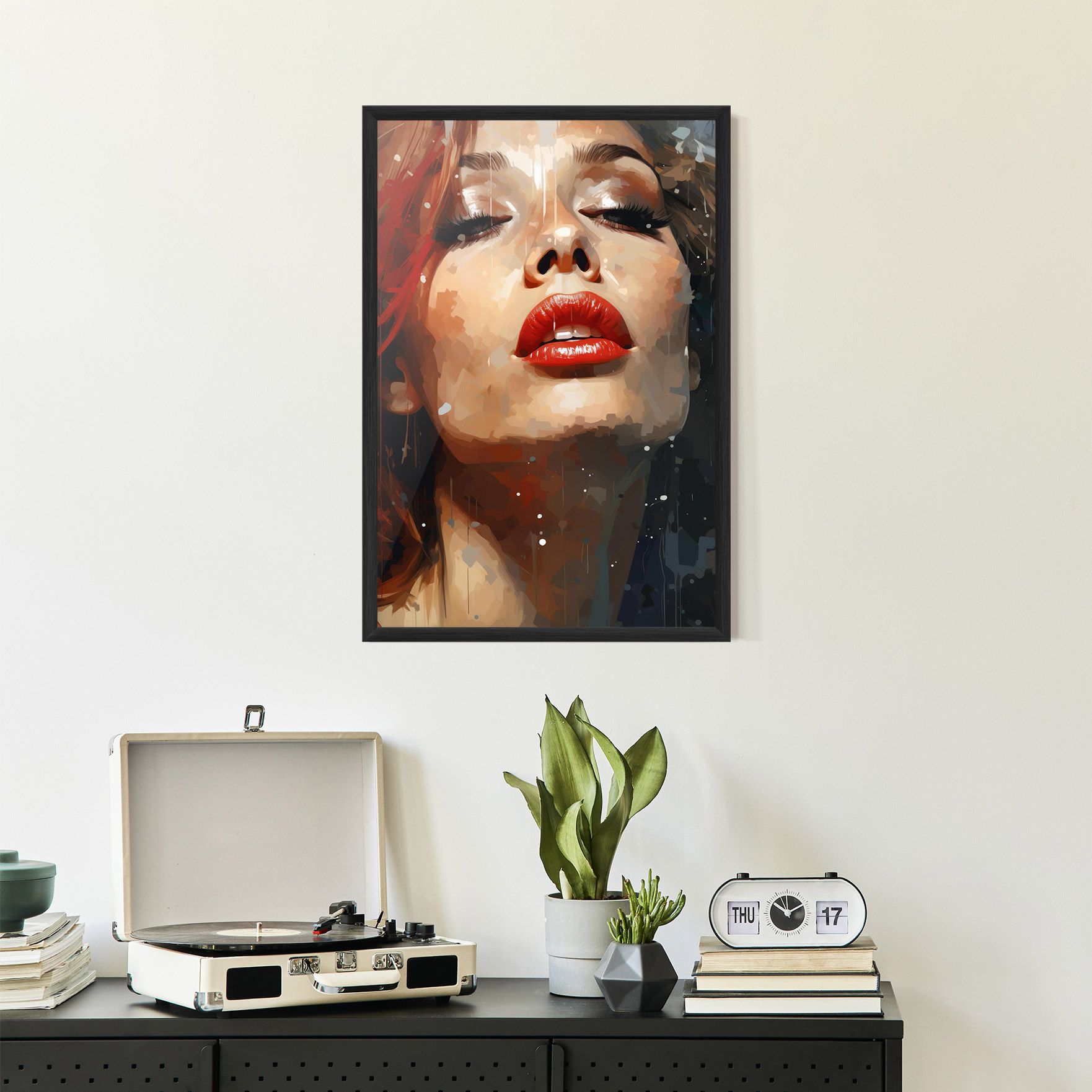 Close Up Look Portrait mockup 2