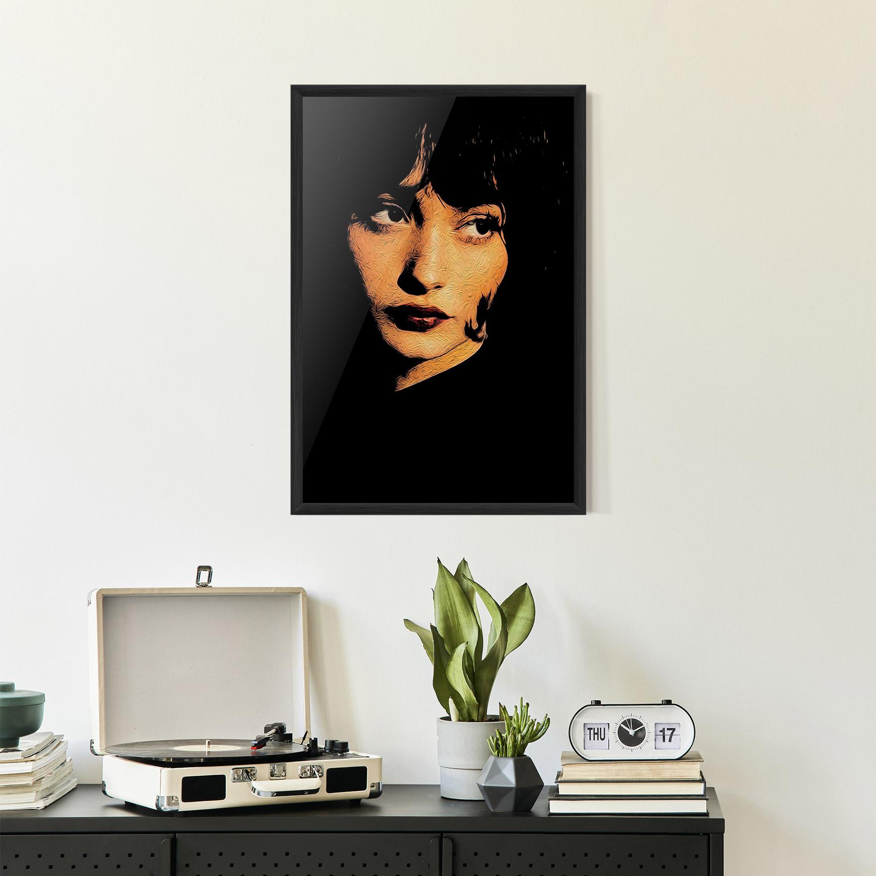 Рамкиран постер Light Portrait mockup 2