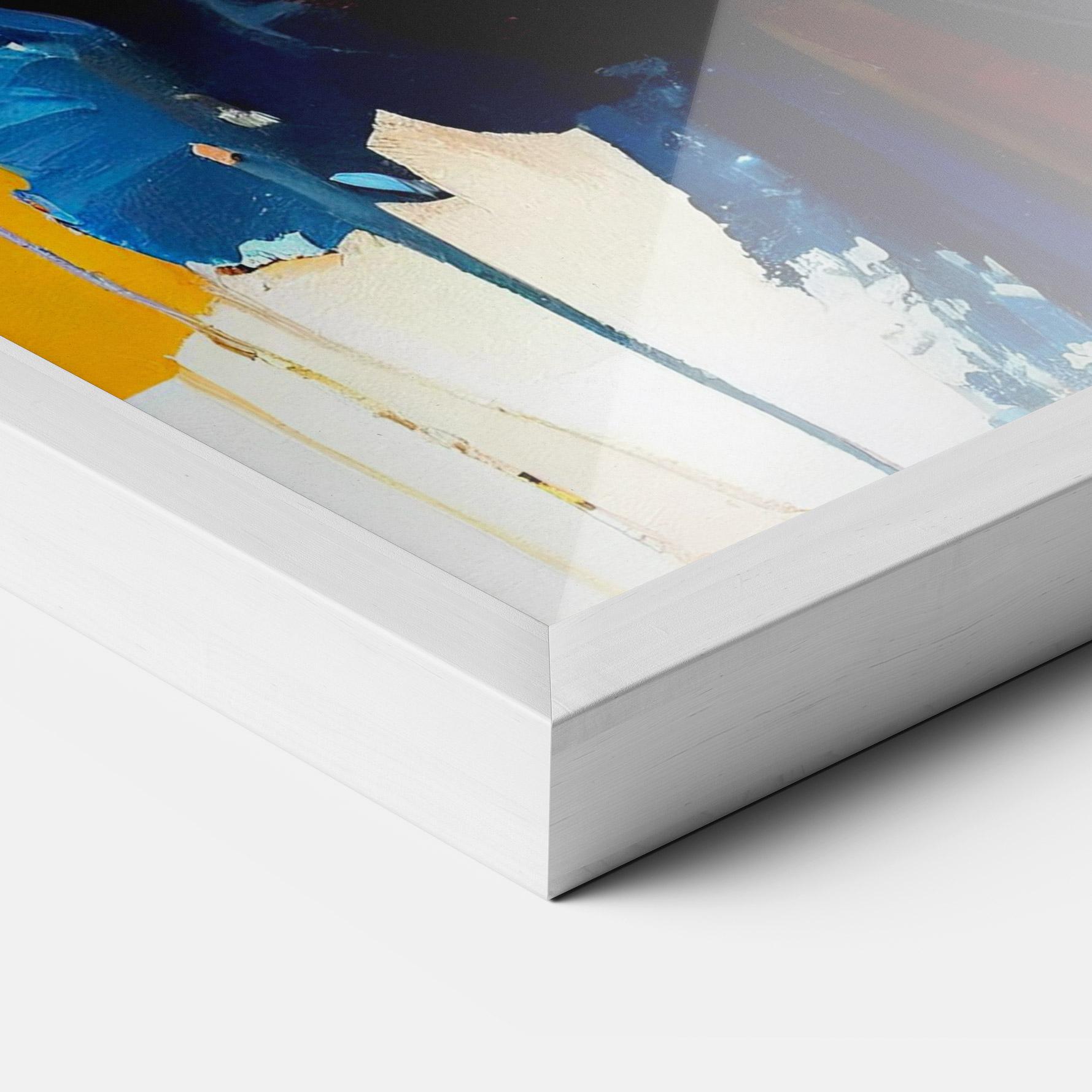 Рамкиран постер Beautiful Brunette Woman mockup 3