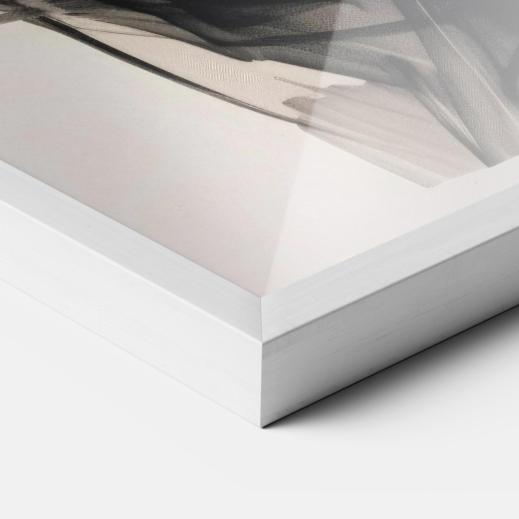 Рамкиран постер Continuous Line Woman mockup 3