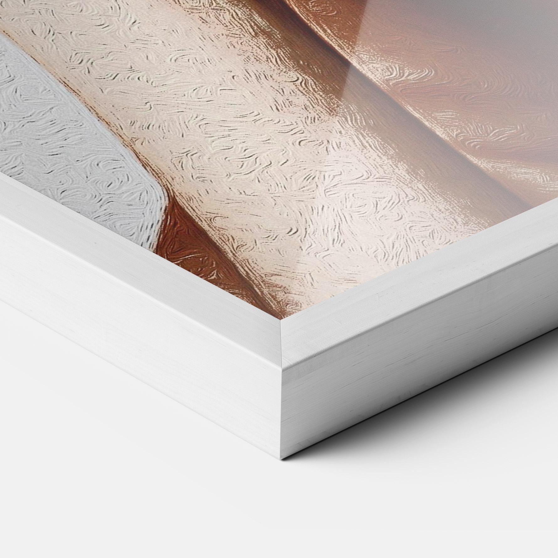 Рамкиран постер Grey Eye Portrait mockup 3