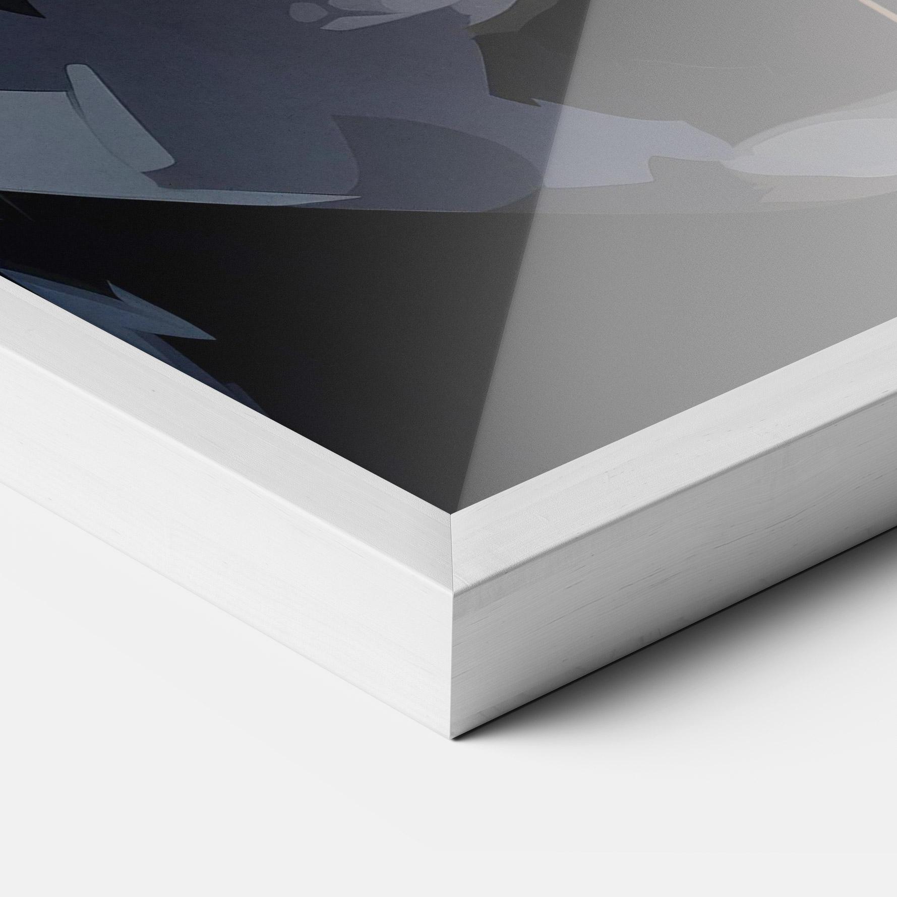 Рамкиран постер Pretty Girl Portrait mockup 3