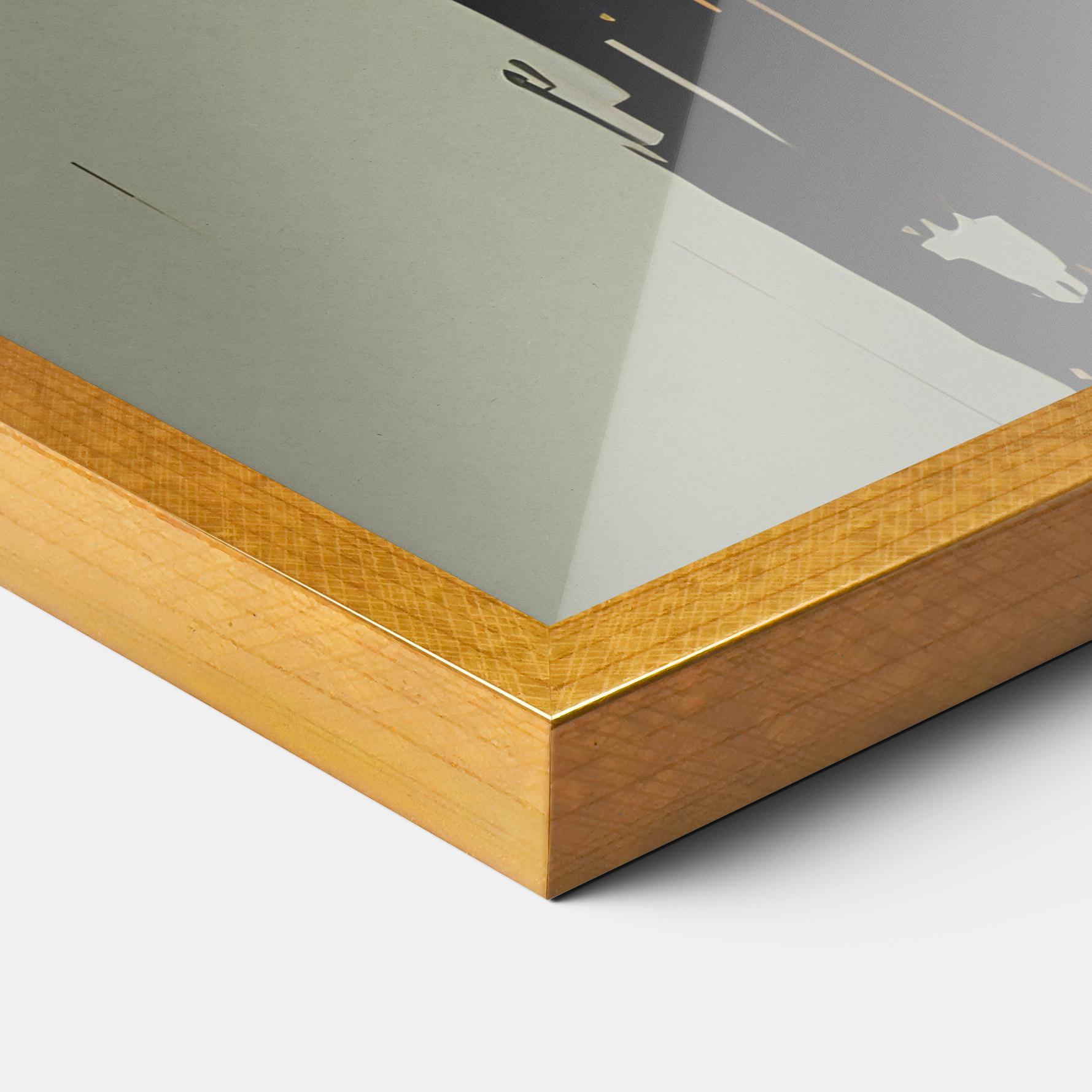 Рамкиран постер Apologetic Face mockup 3