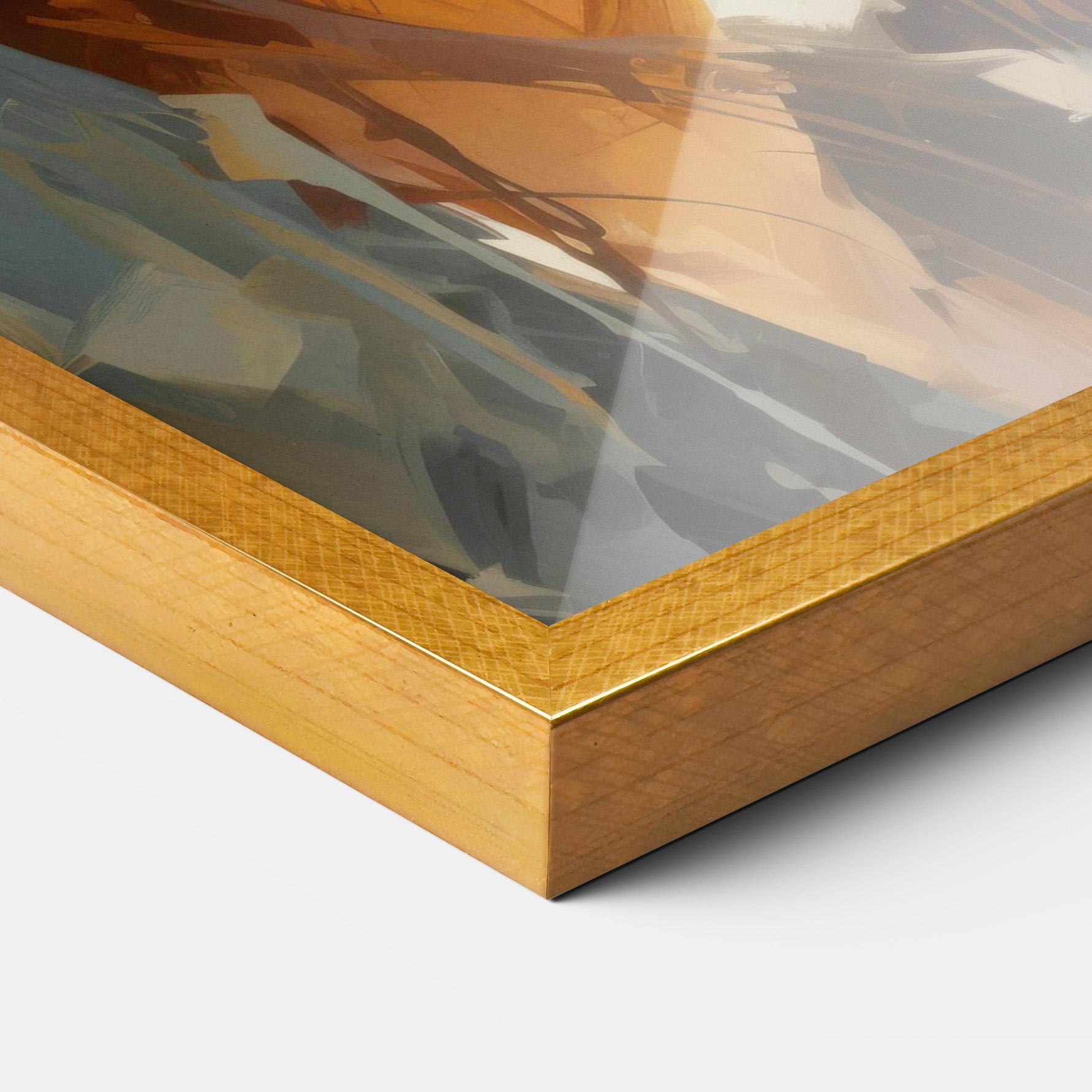 Рамкиран постер Pretty Woman Portrait mockup 3