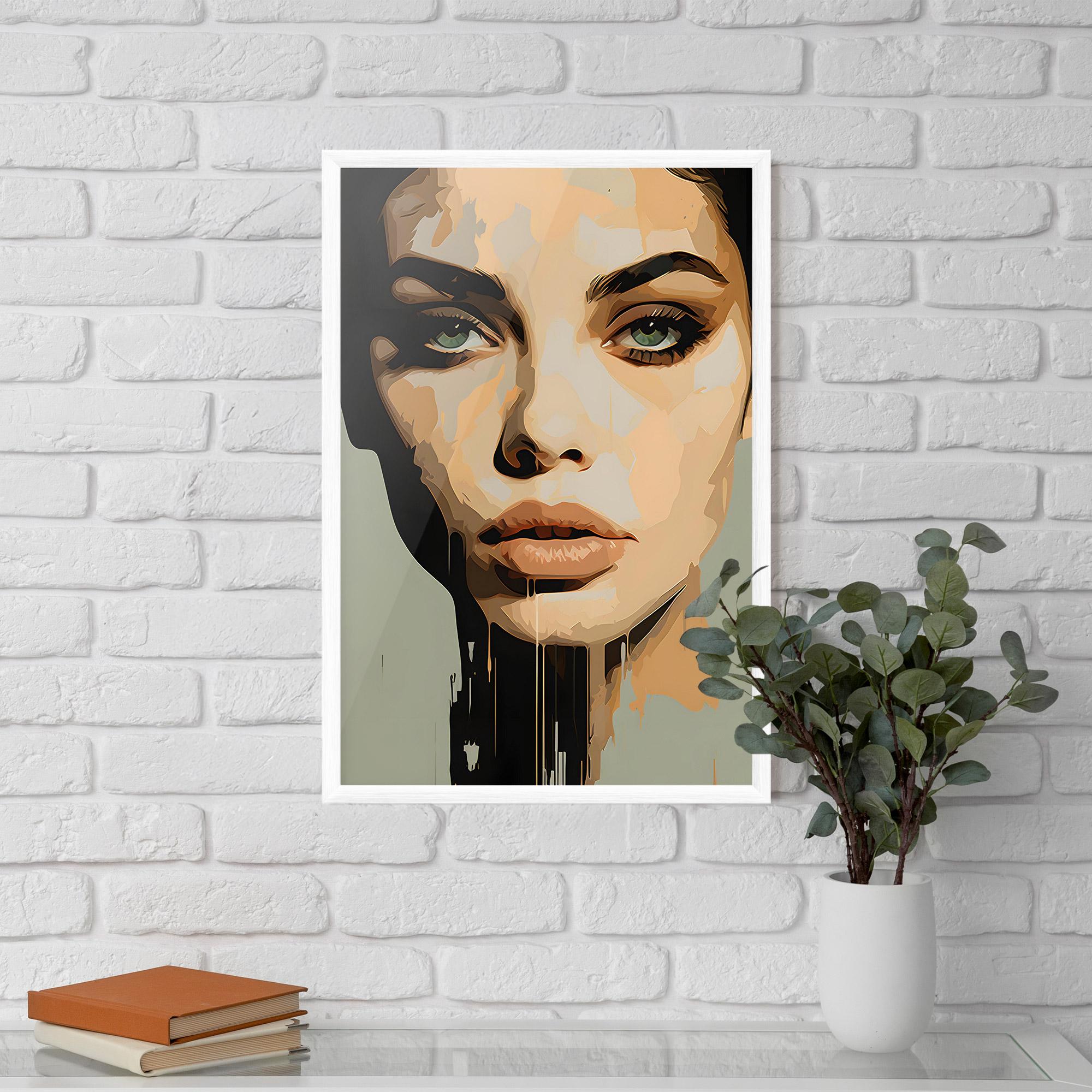 Рамкиран постер Apologetic Face mockup 5