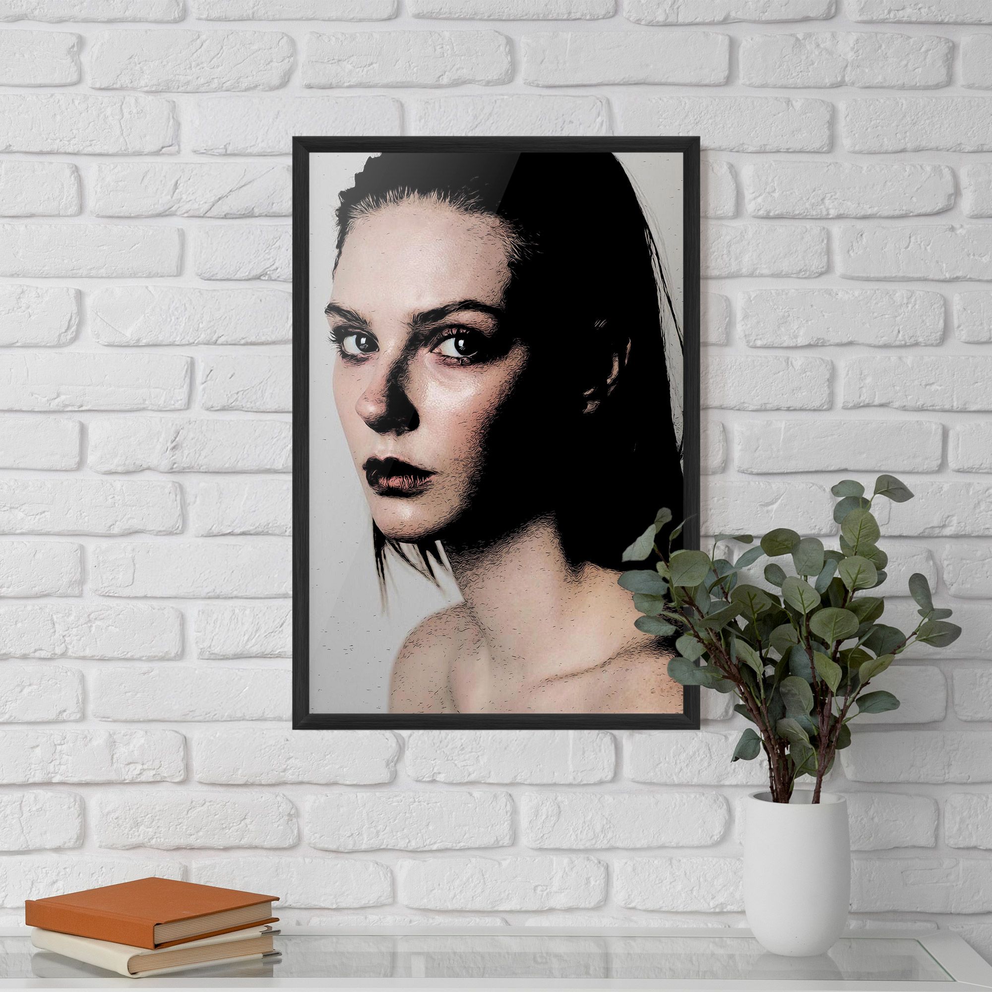 Big Eyes Portrait mockup 5