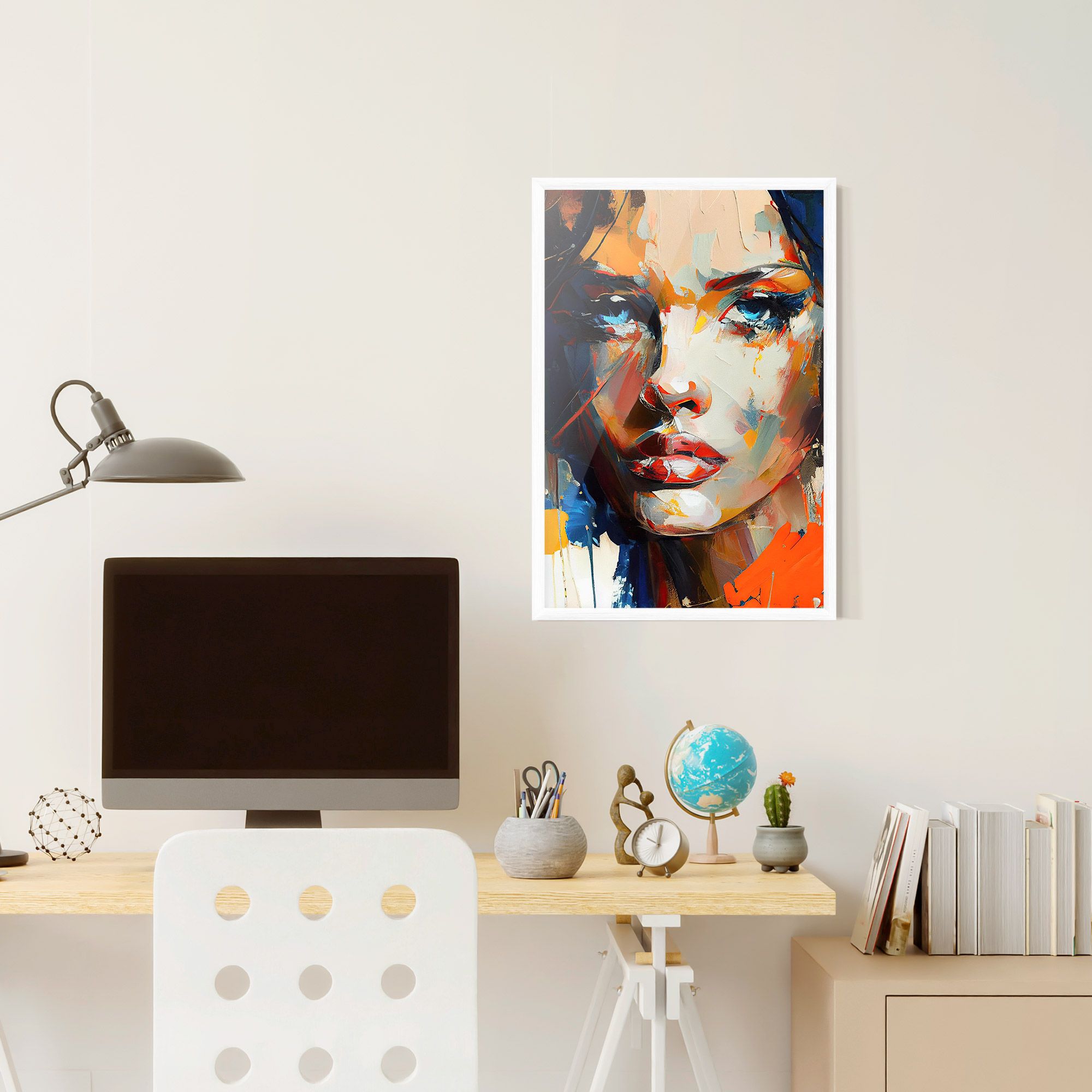 Beautiful Brunette Woman mockup 6