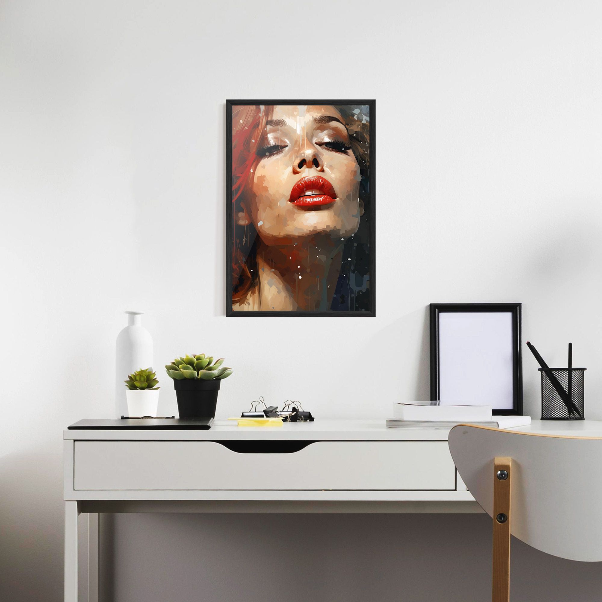 Close Up Look Portrait mockup 7