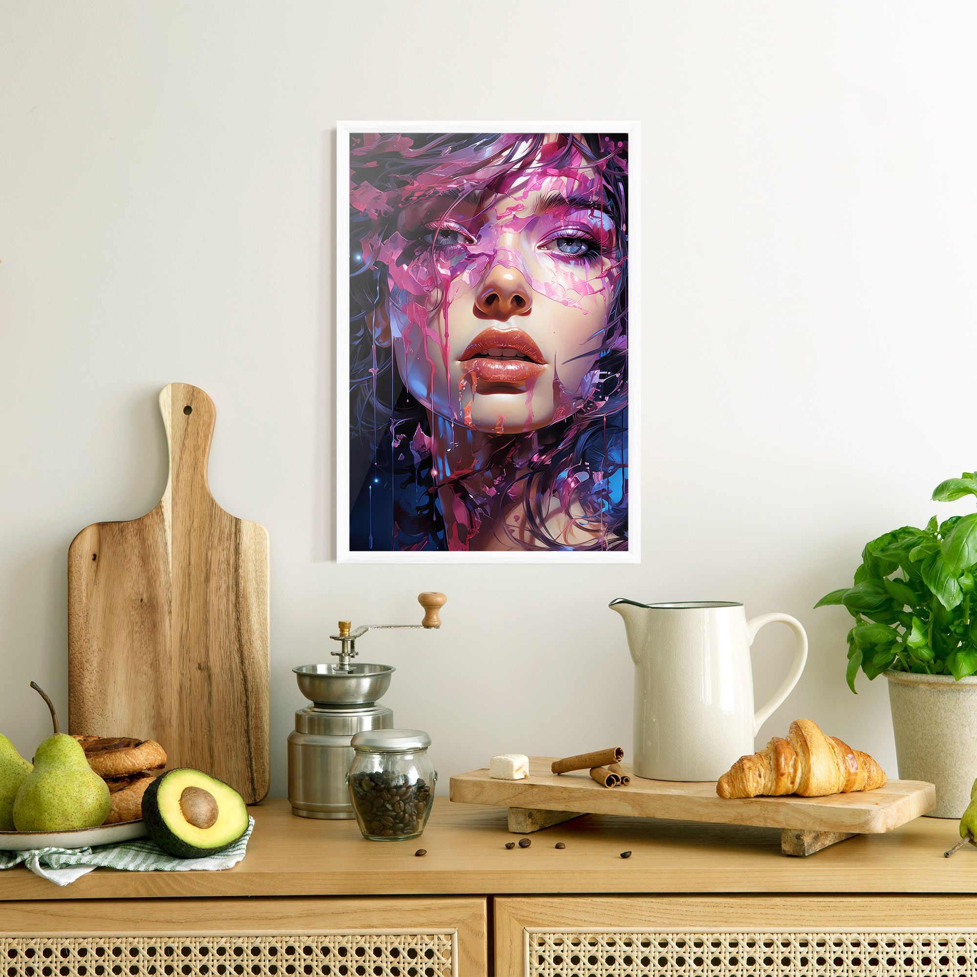 Cute Purple Girl mockup 8