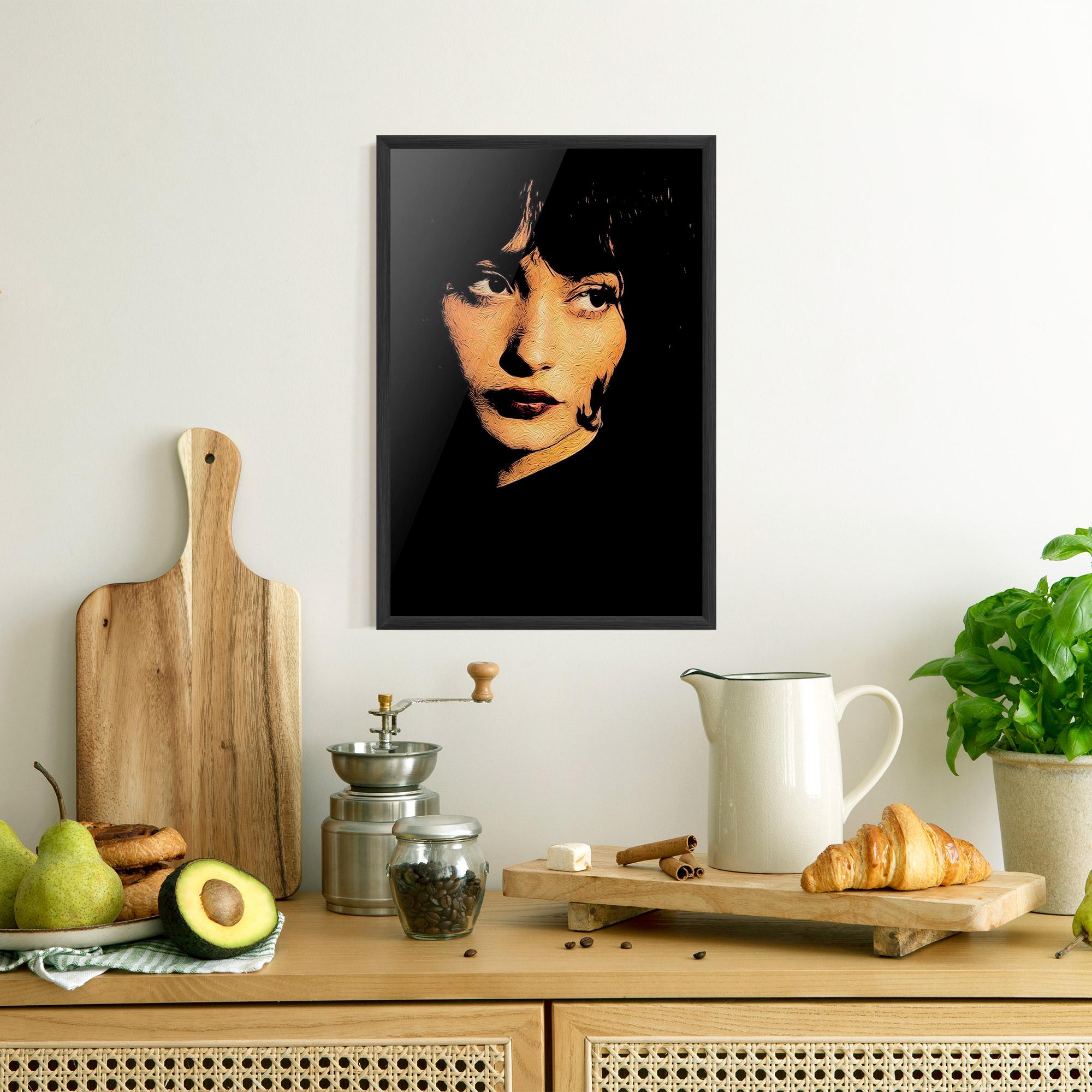 Рамкиран постер Light Portrait mockup 8