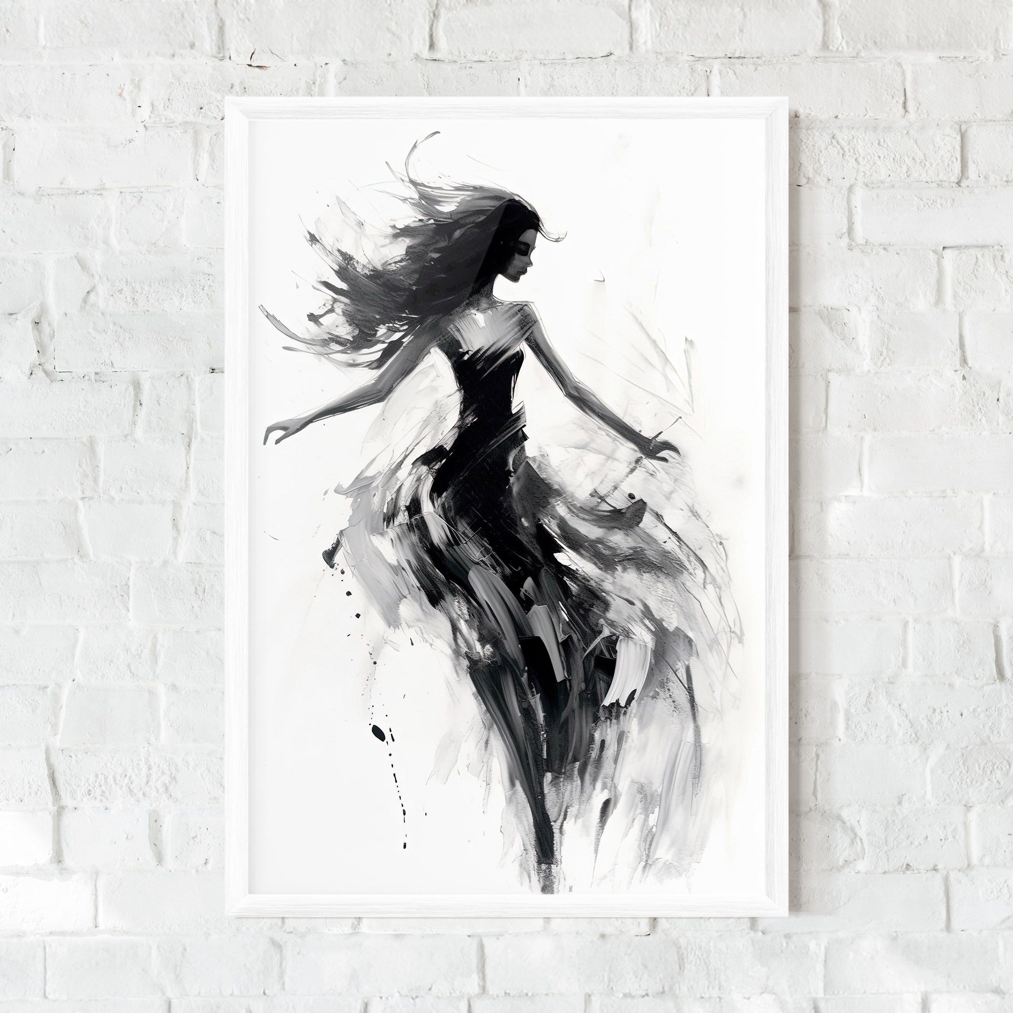 Black Ink Woman mockup 0