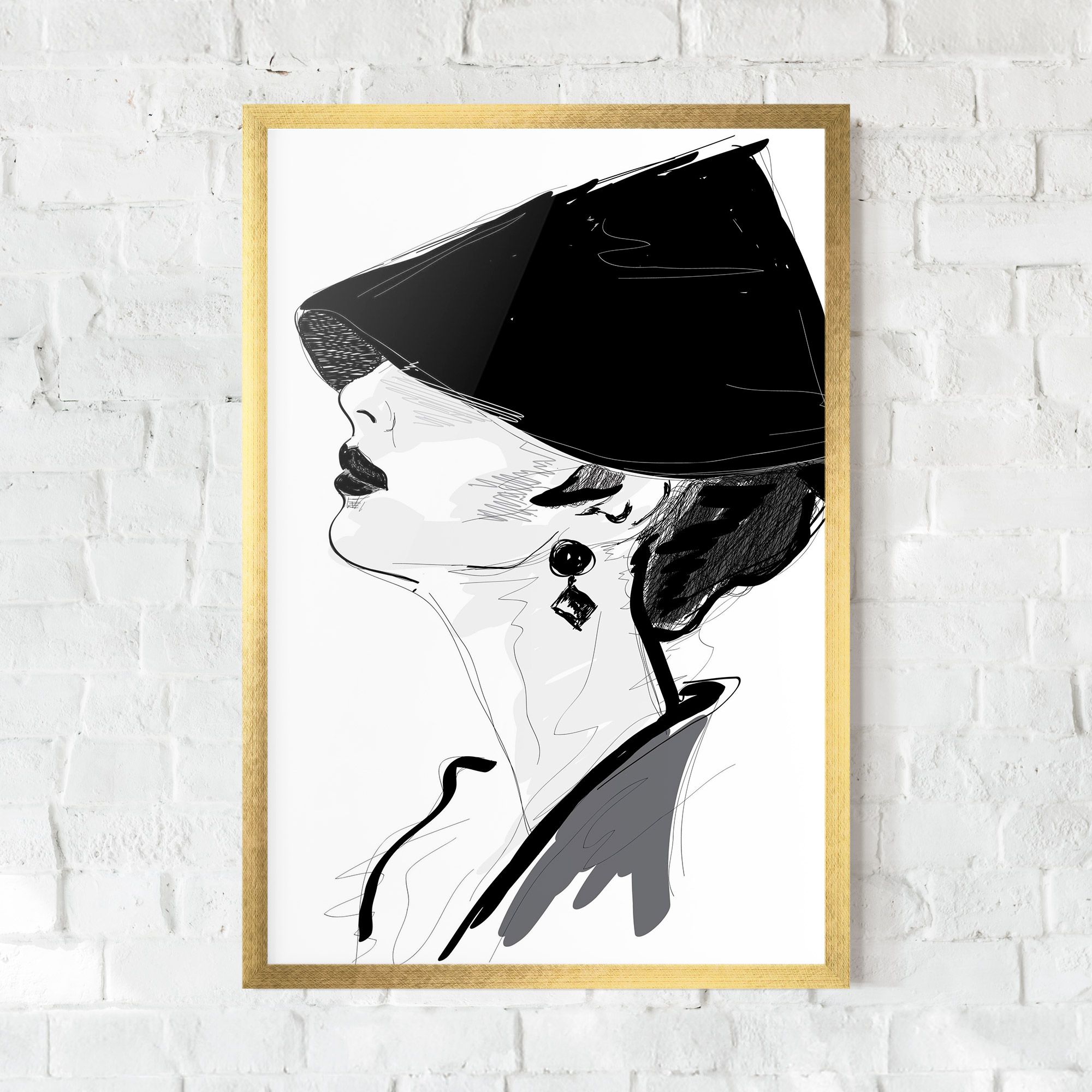 Asian Shilouette mockup 0