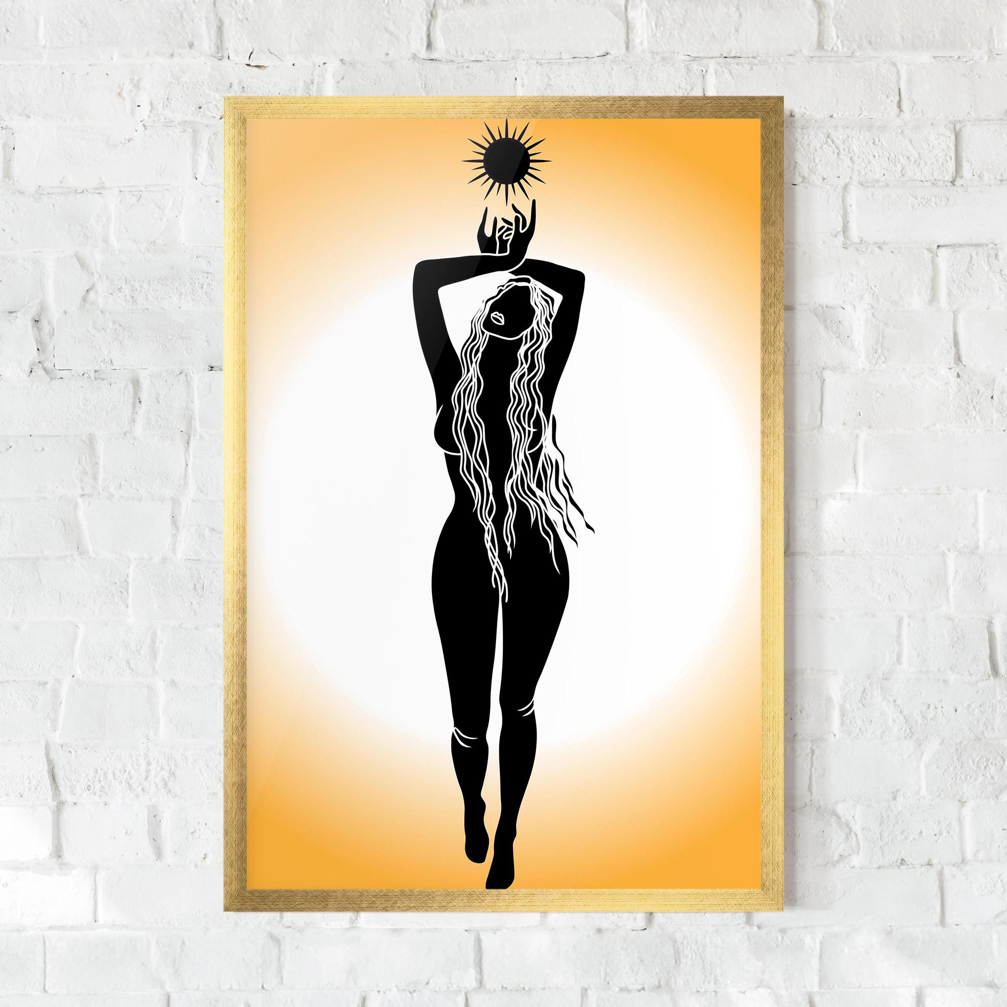 Рамкиран постер Mistic Woman mockup 0