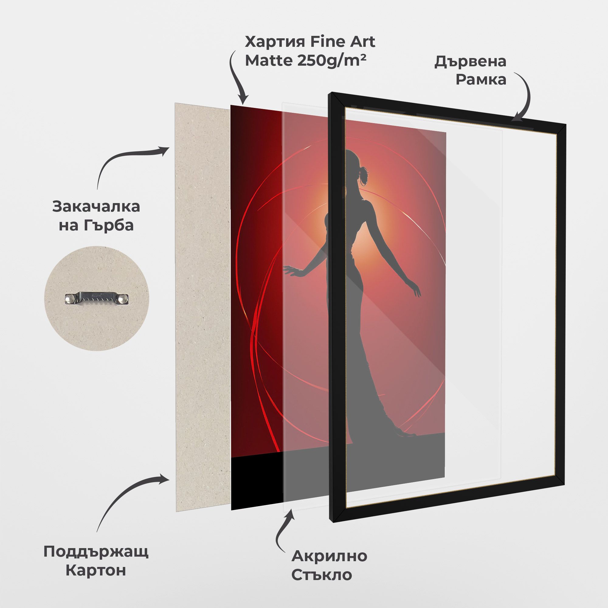 Red Background Girl mockup 1