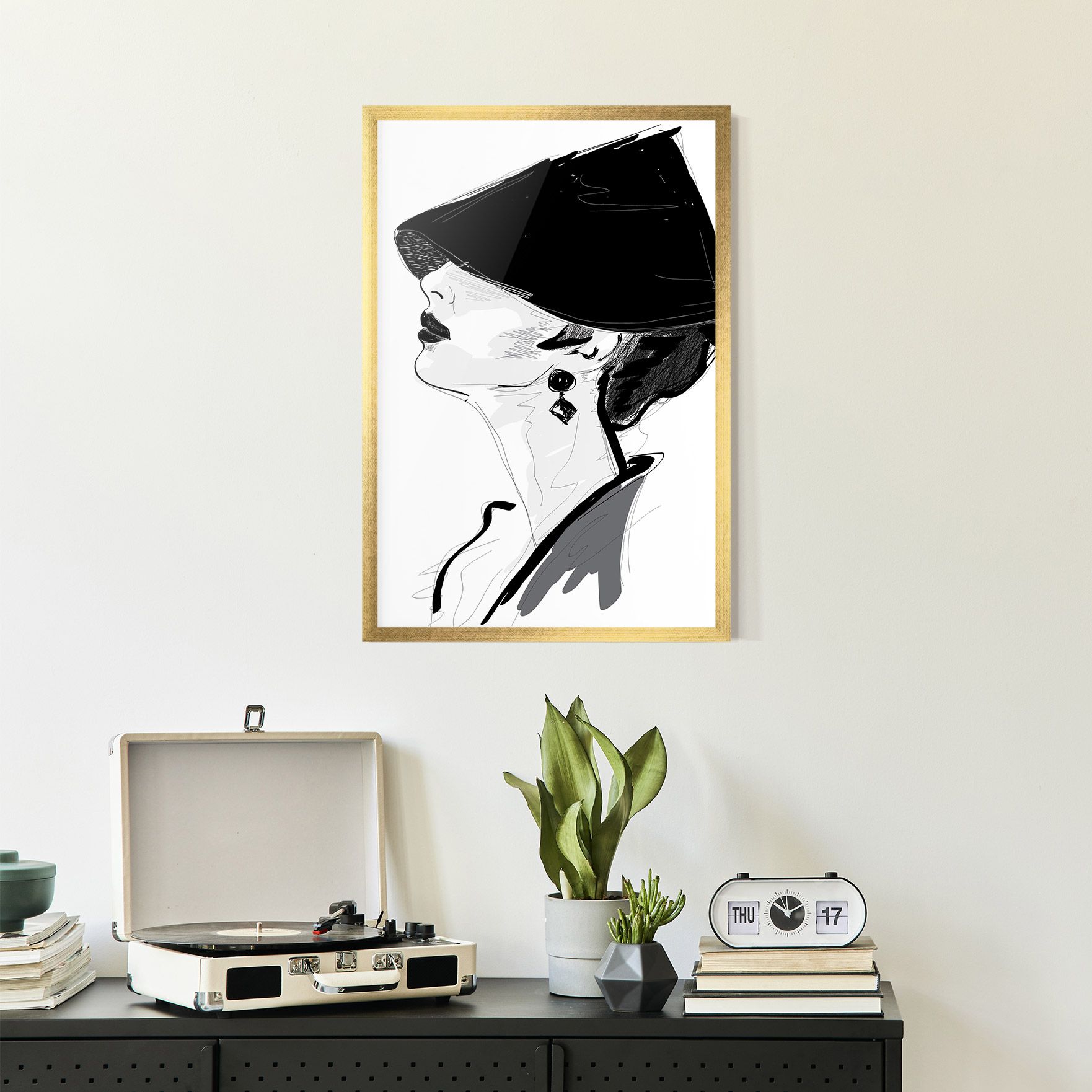 Asian Shilouette mockup 2