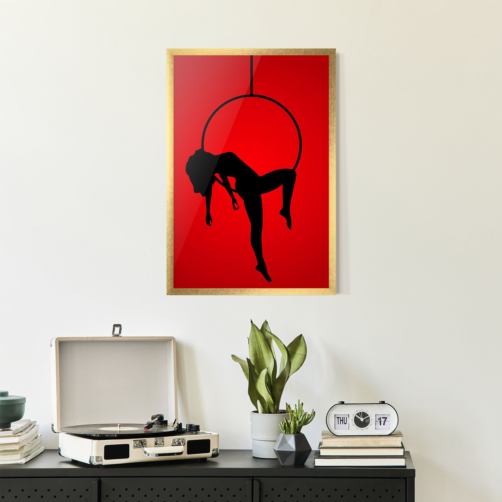 Dancer Shilouette mockup 2