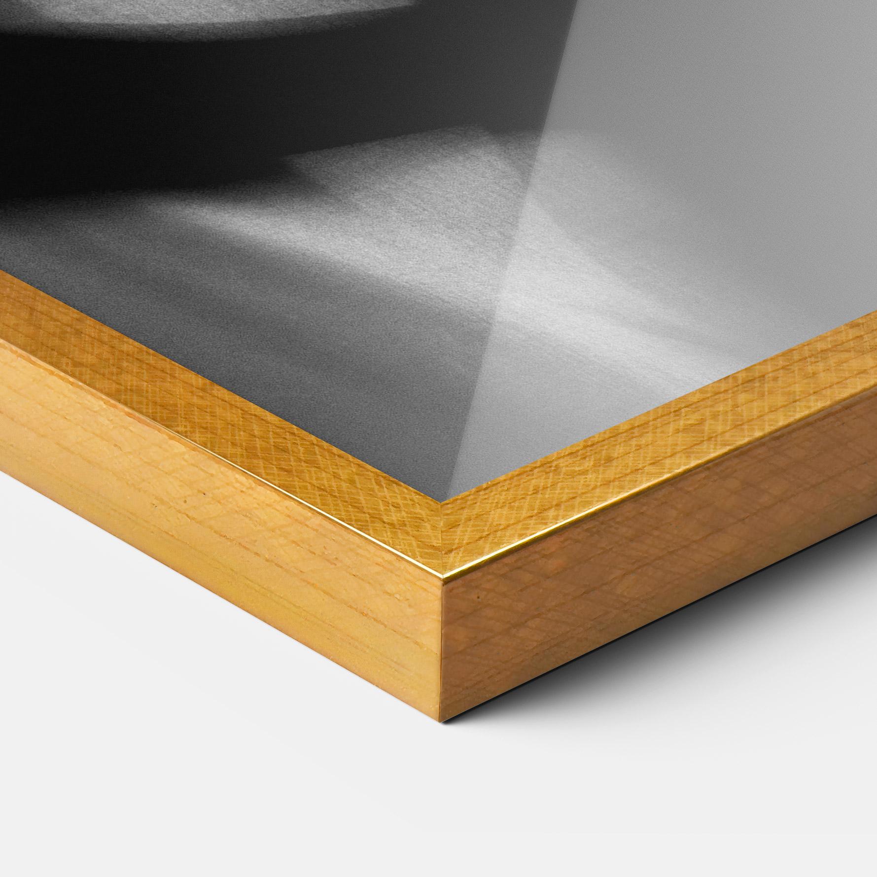 Рамкиран постер Blurred Girl mockup 3