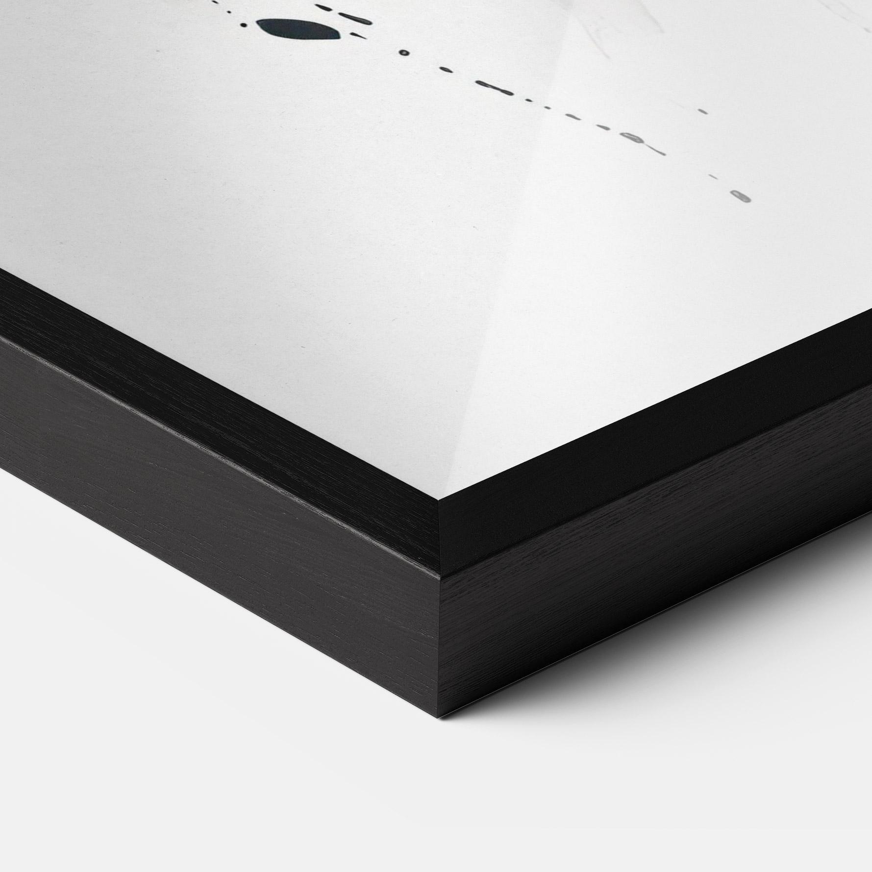 Рамкиран постер Black Ink Woman mockup 3