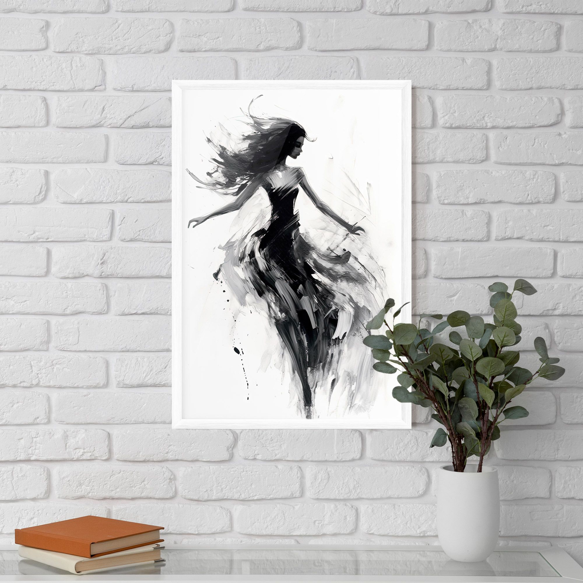 Black Ink Woman mockup 5