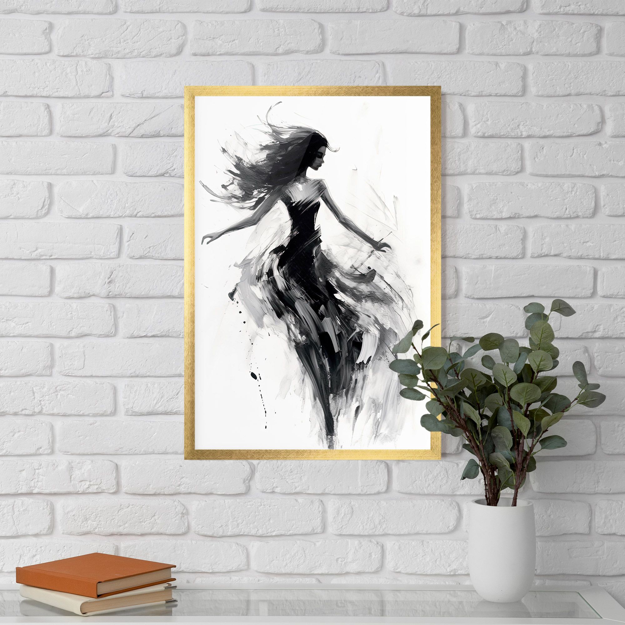Black Ink Woman mockup 5