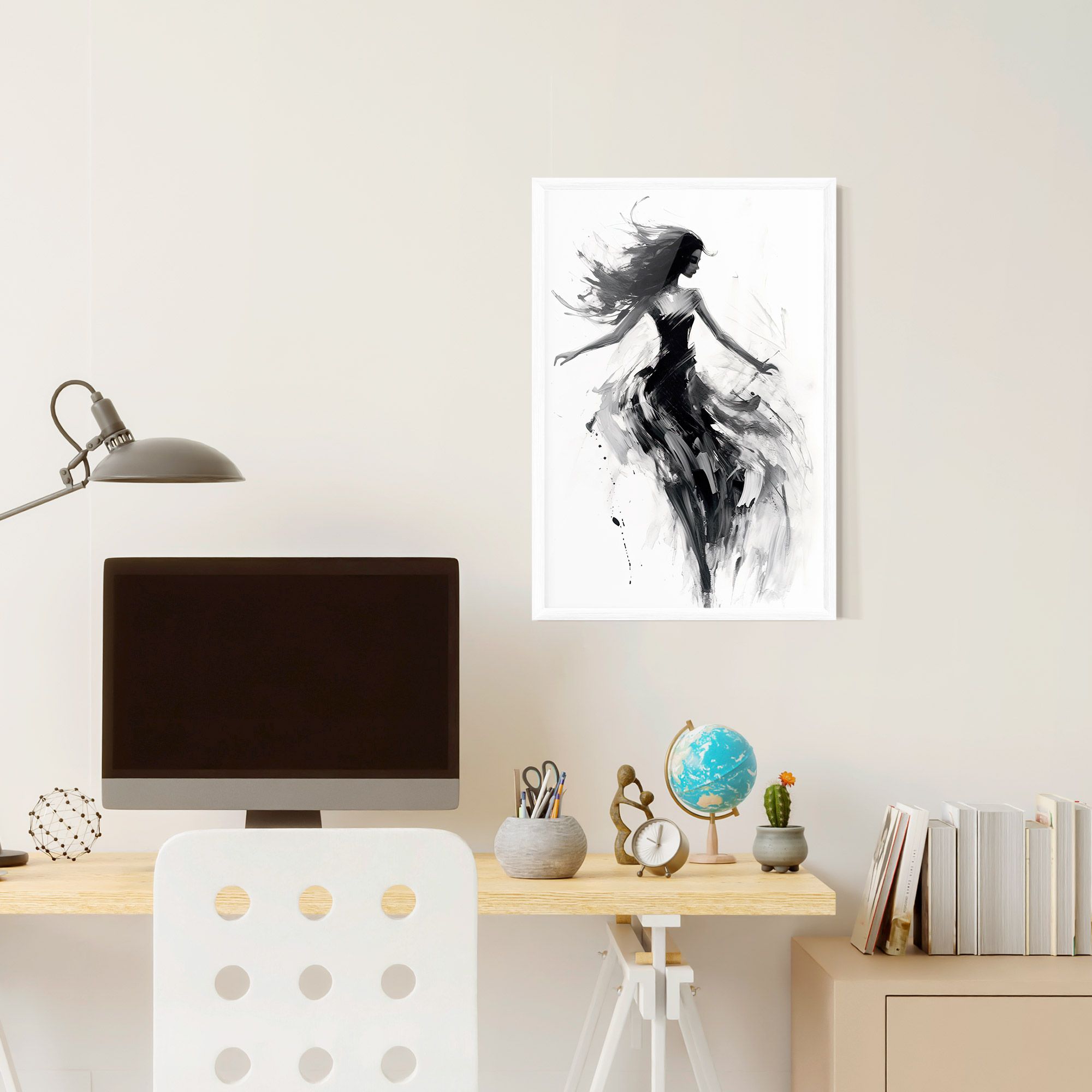 Black Ink Woman mockup 6