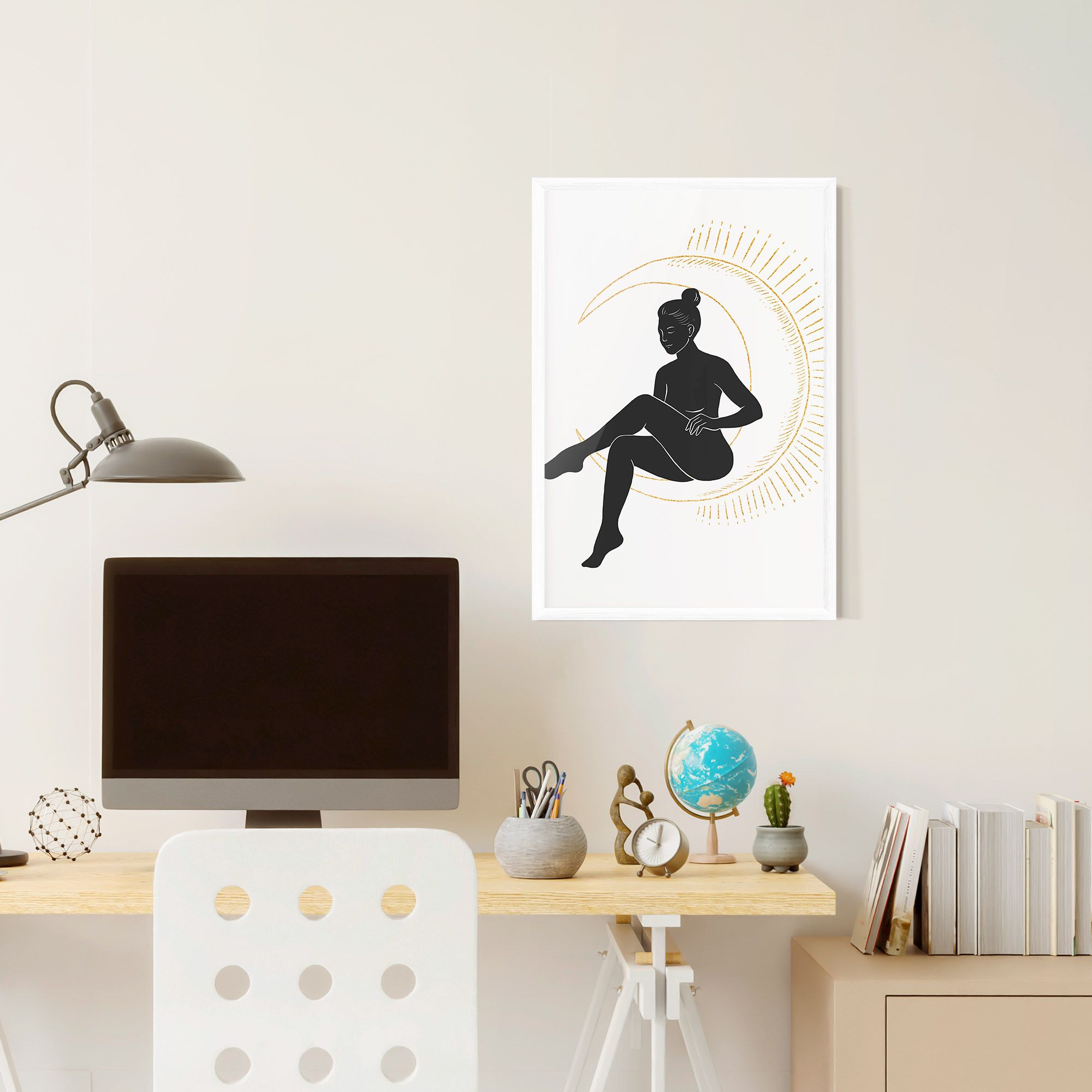 Sitting On The Moon mockup 6