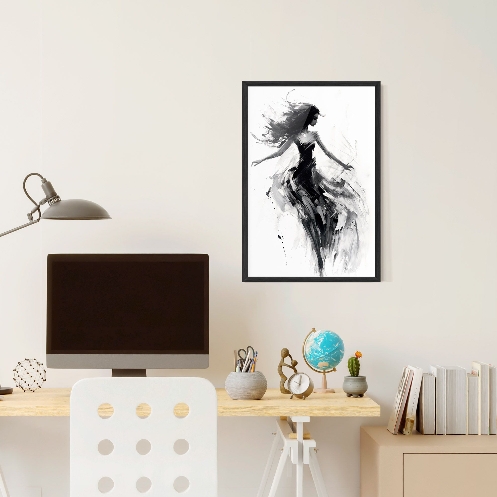 Black Ink Woman mockup 6