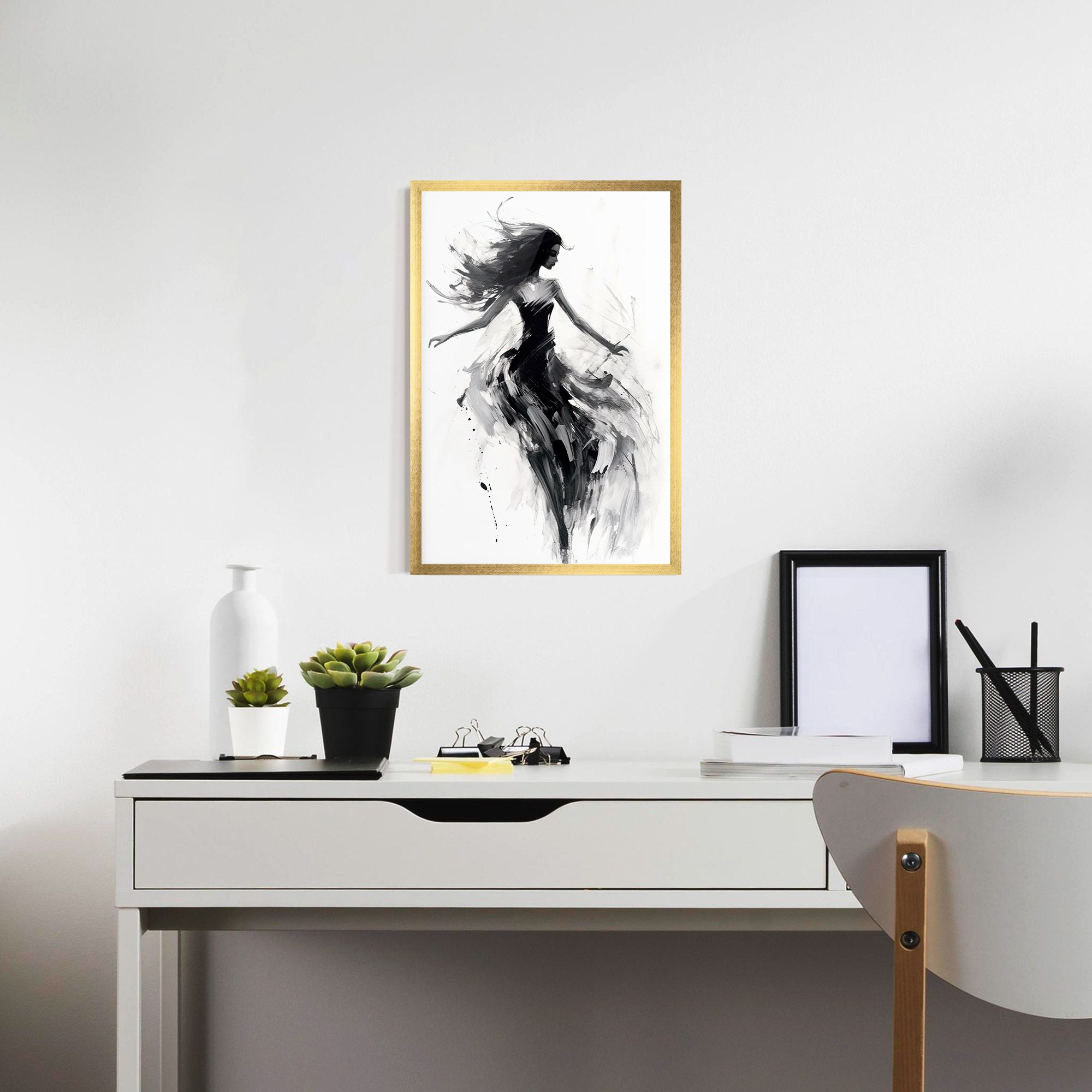 Black Ink Woman mockup 7
