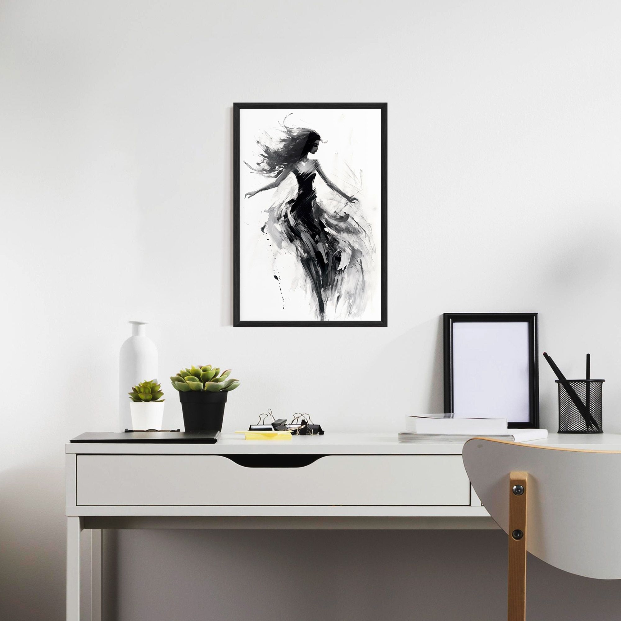 Black Ink Woman mockup 7