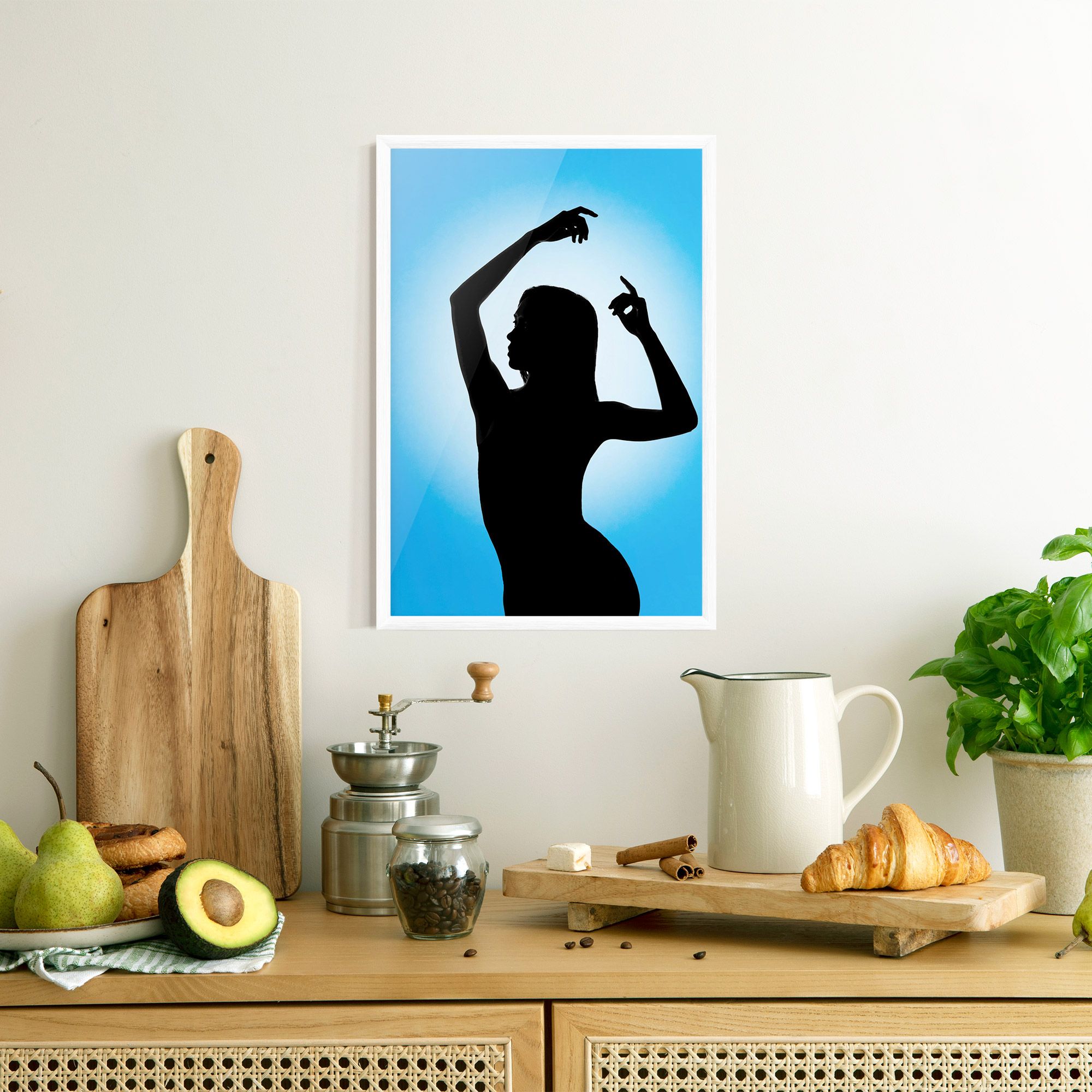 Blue Background mockup 8