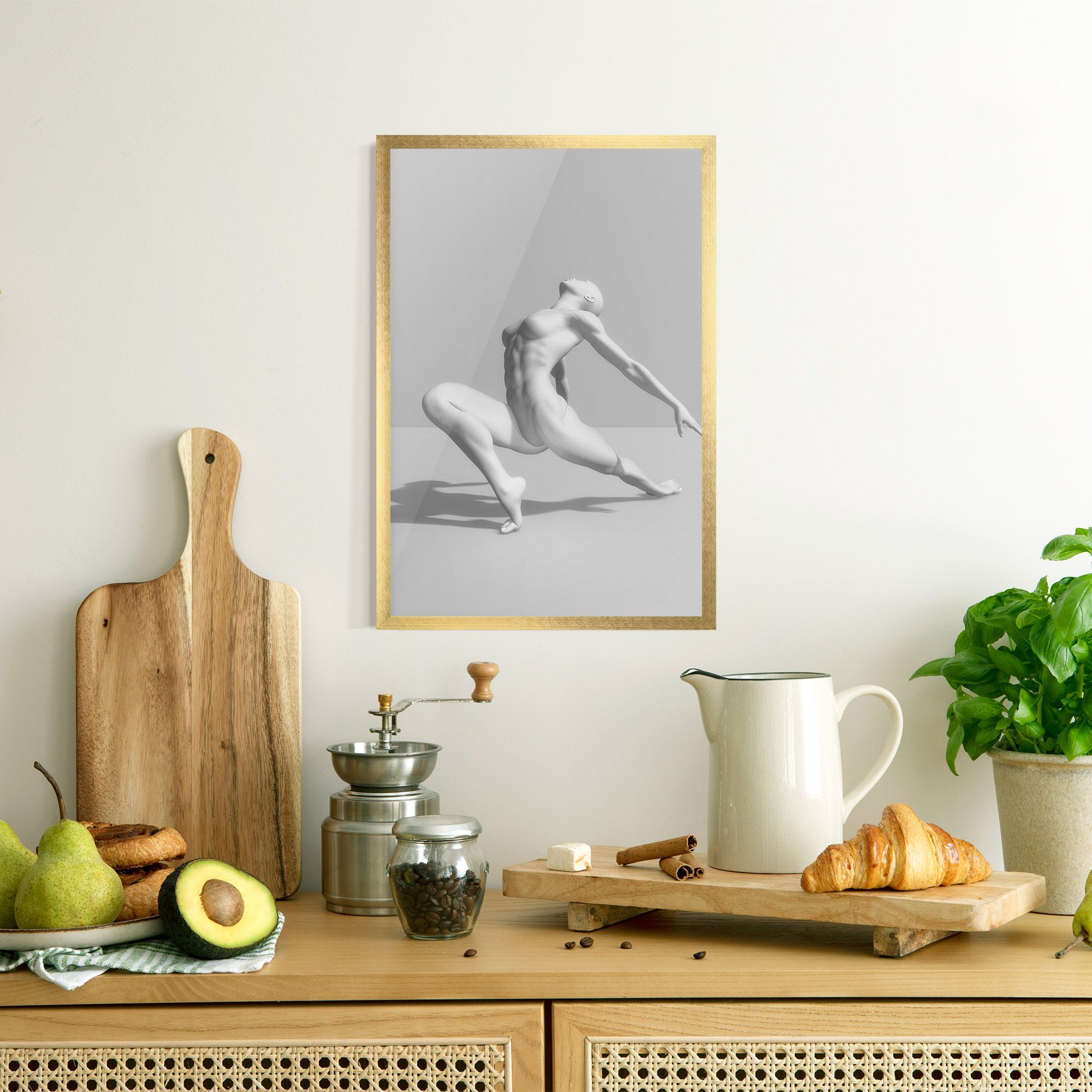 3d Ballet Pose mockup 8