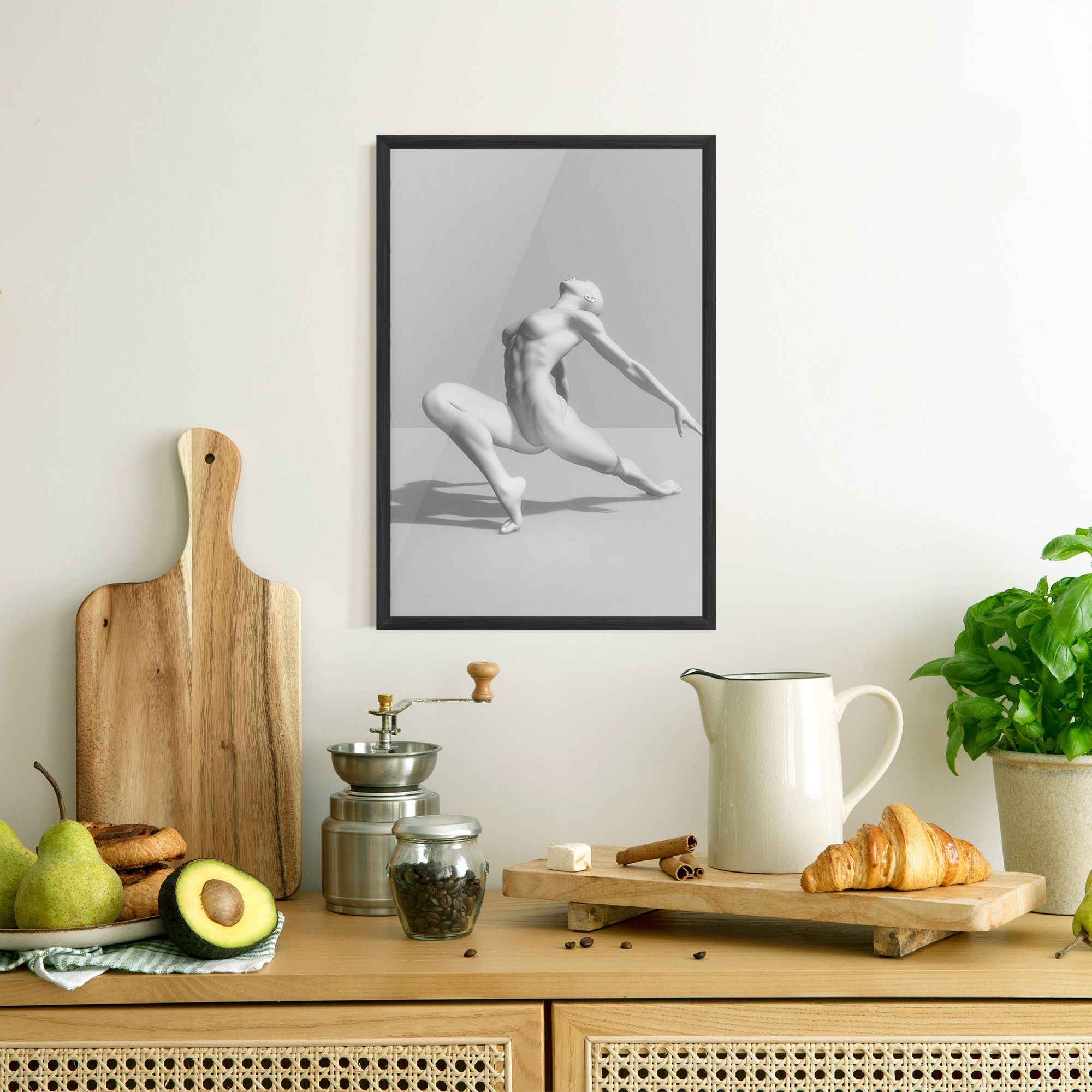 3d Ballet Pose mockup 8