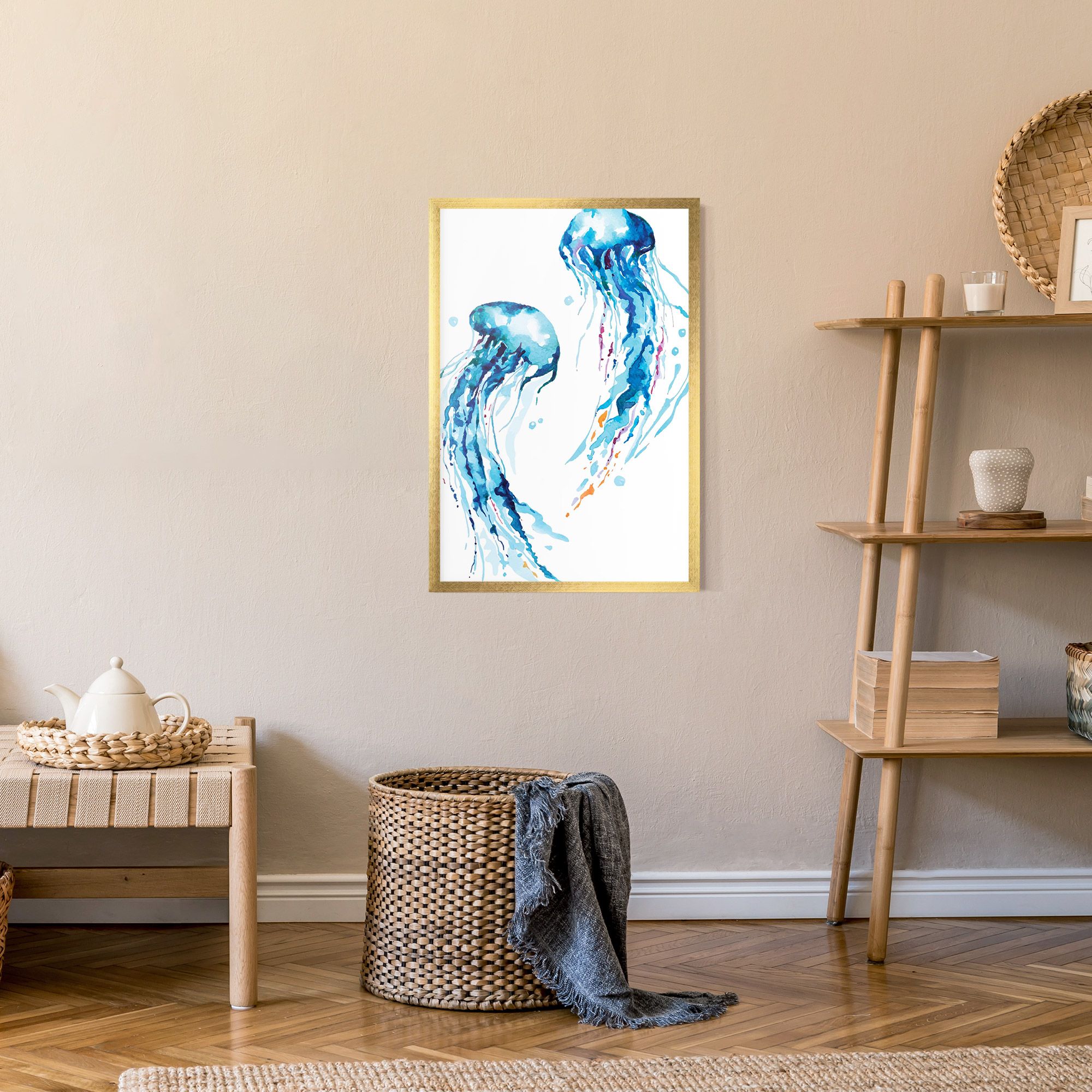 Jellyfish Watercolor mockup 9