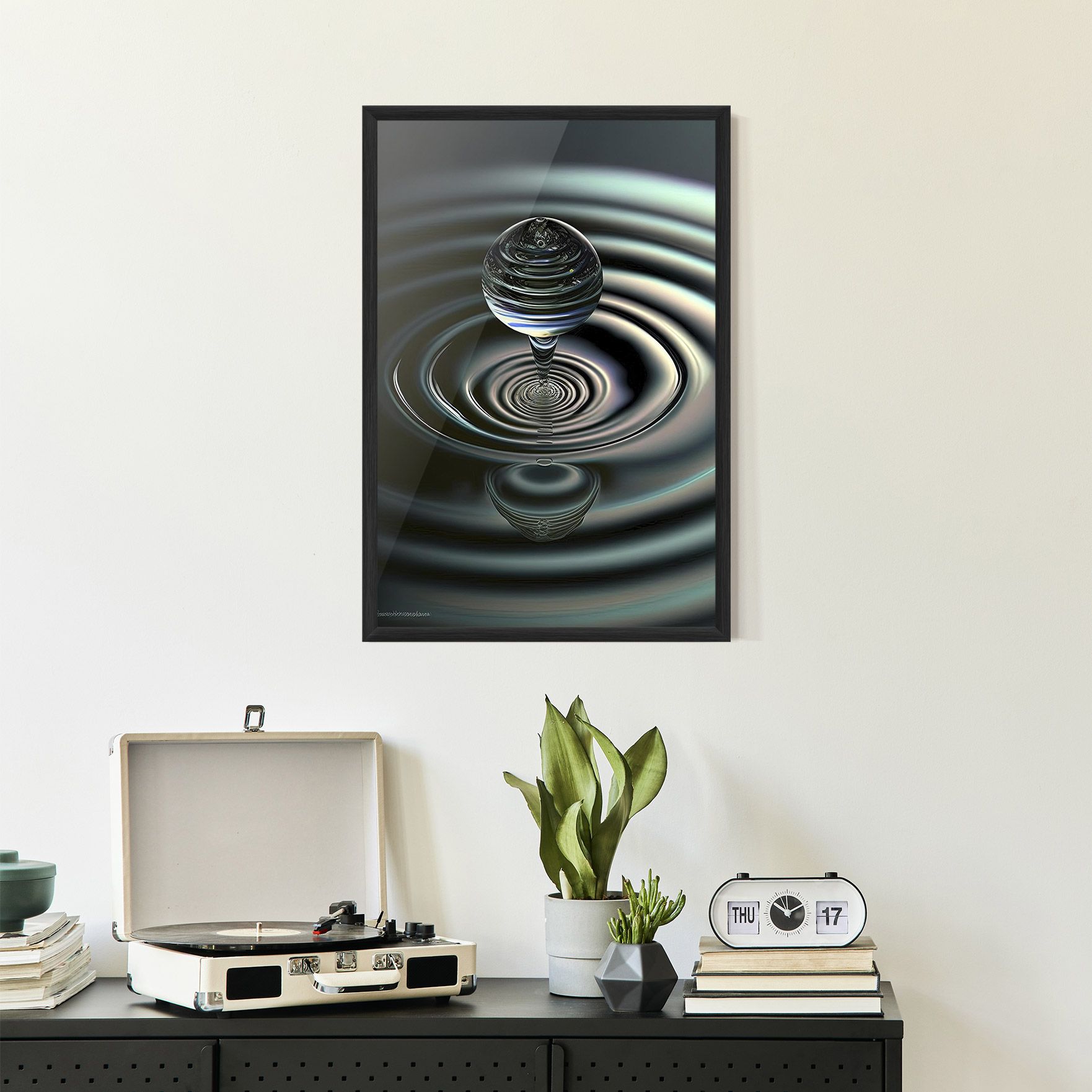 Beautiful Water Drop mockup 2