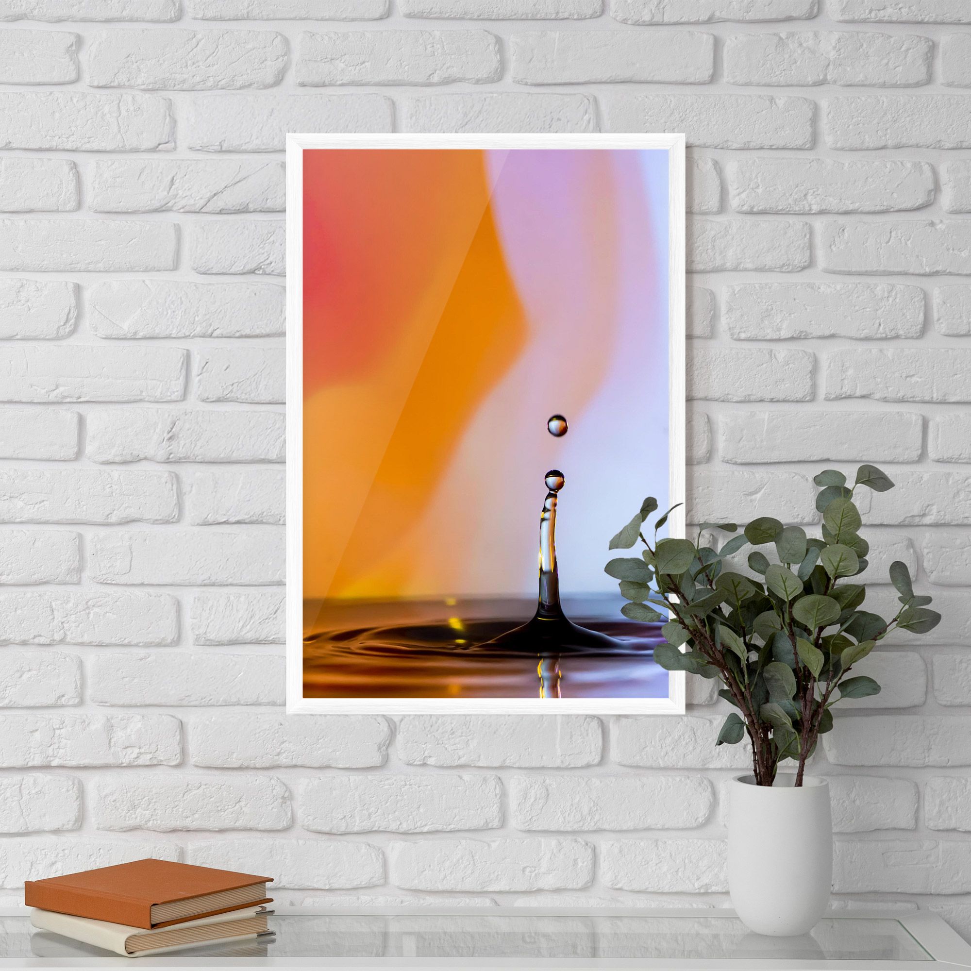 Orange Light Drop mockup 5