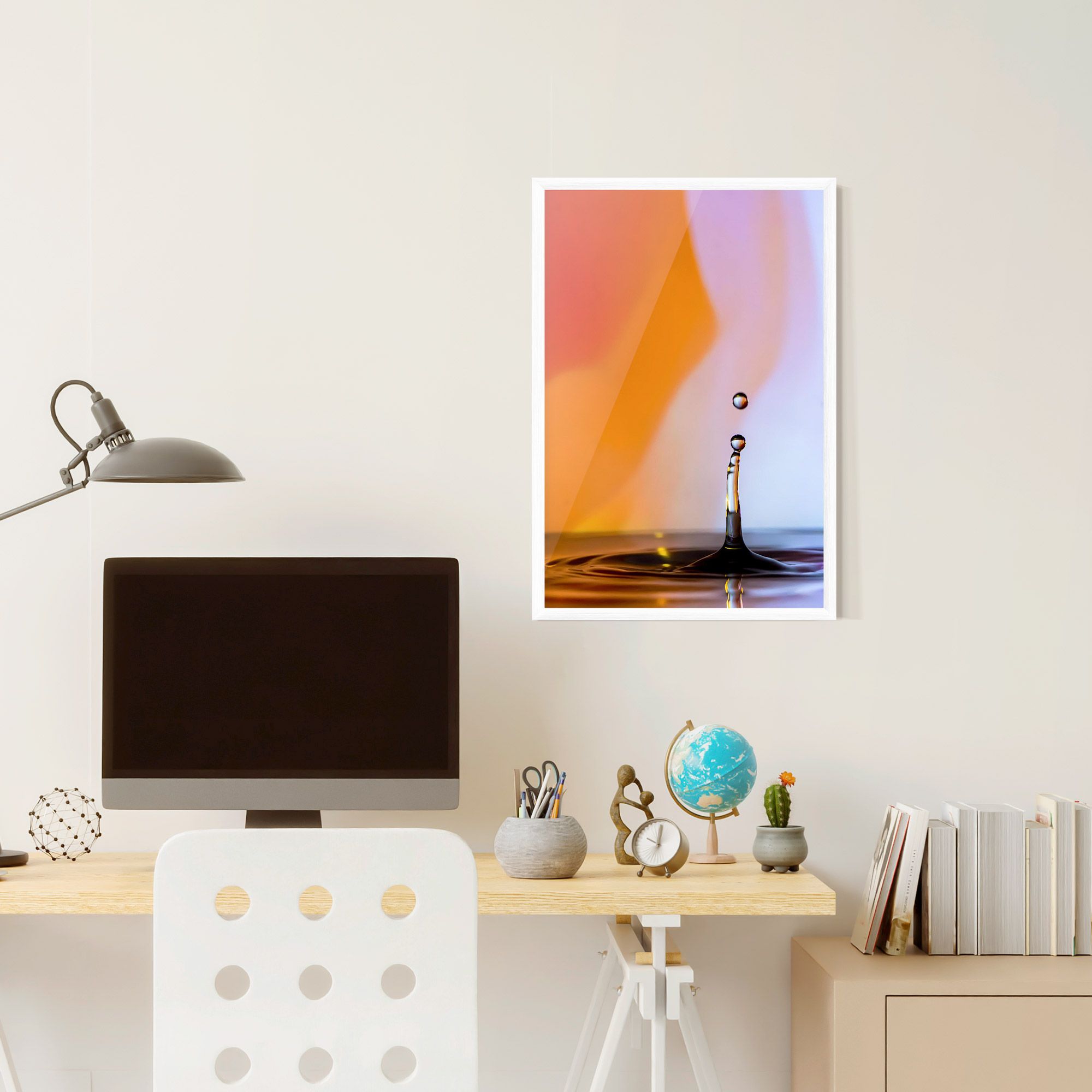 Orange Light Drop mockup 6