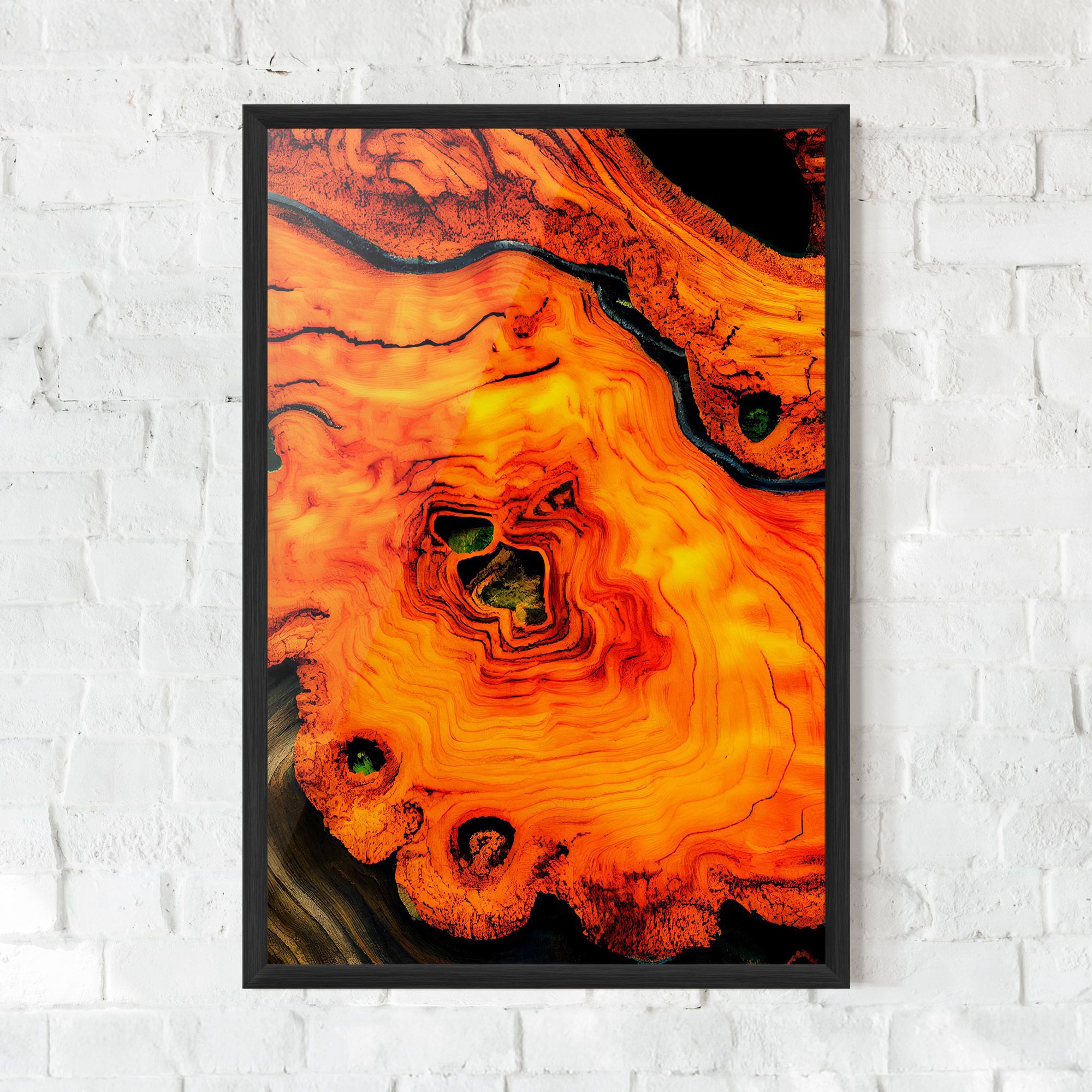 Fire Wood Texture mockup 0