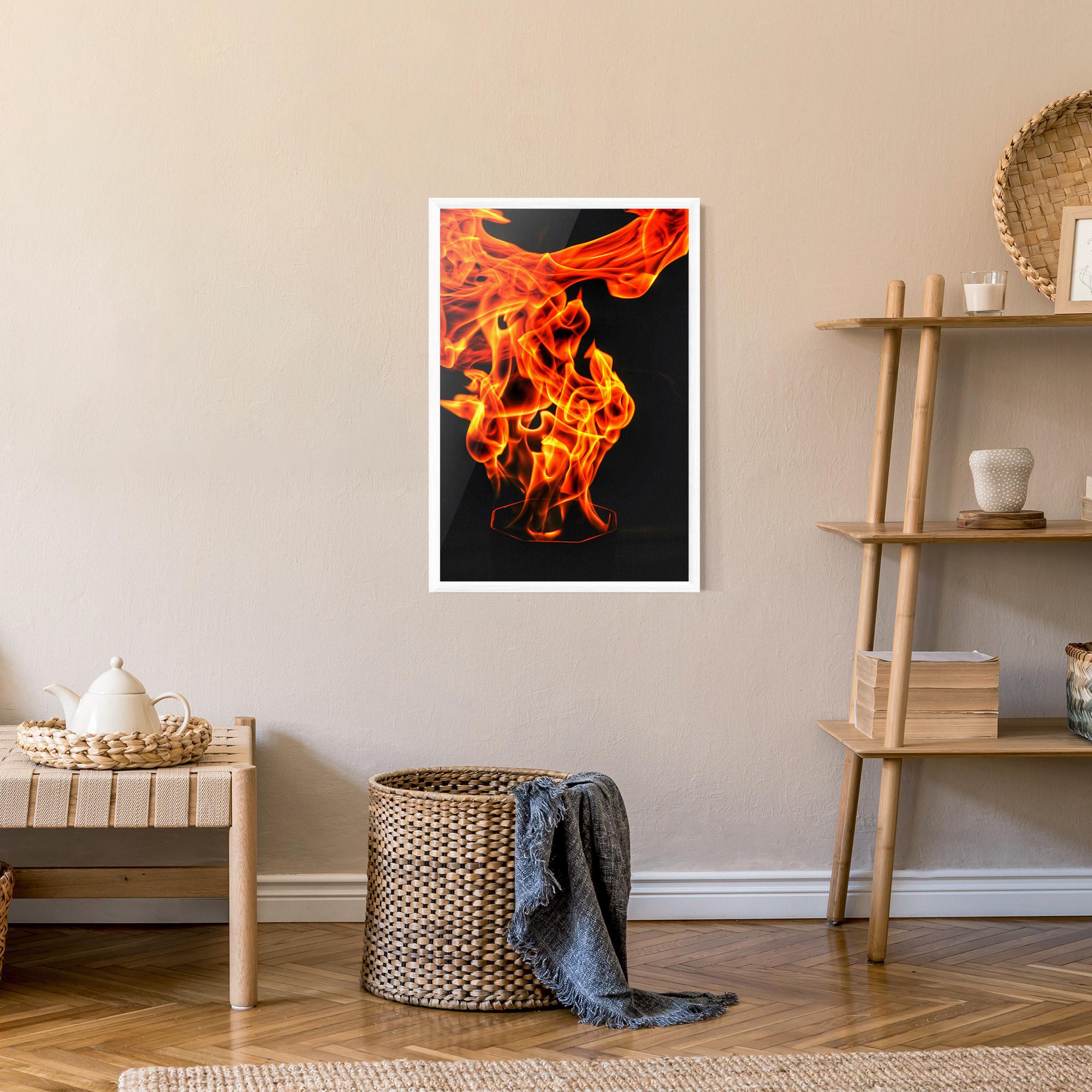 Рамкиран постер Phoenix Heat Dance mockup 9