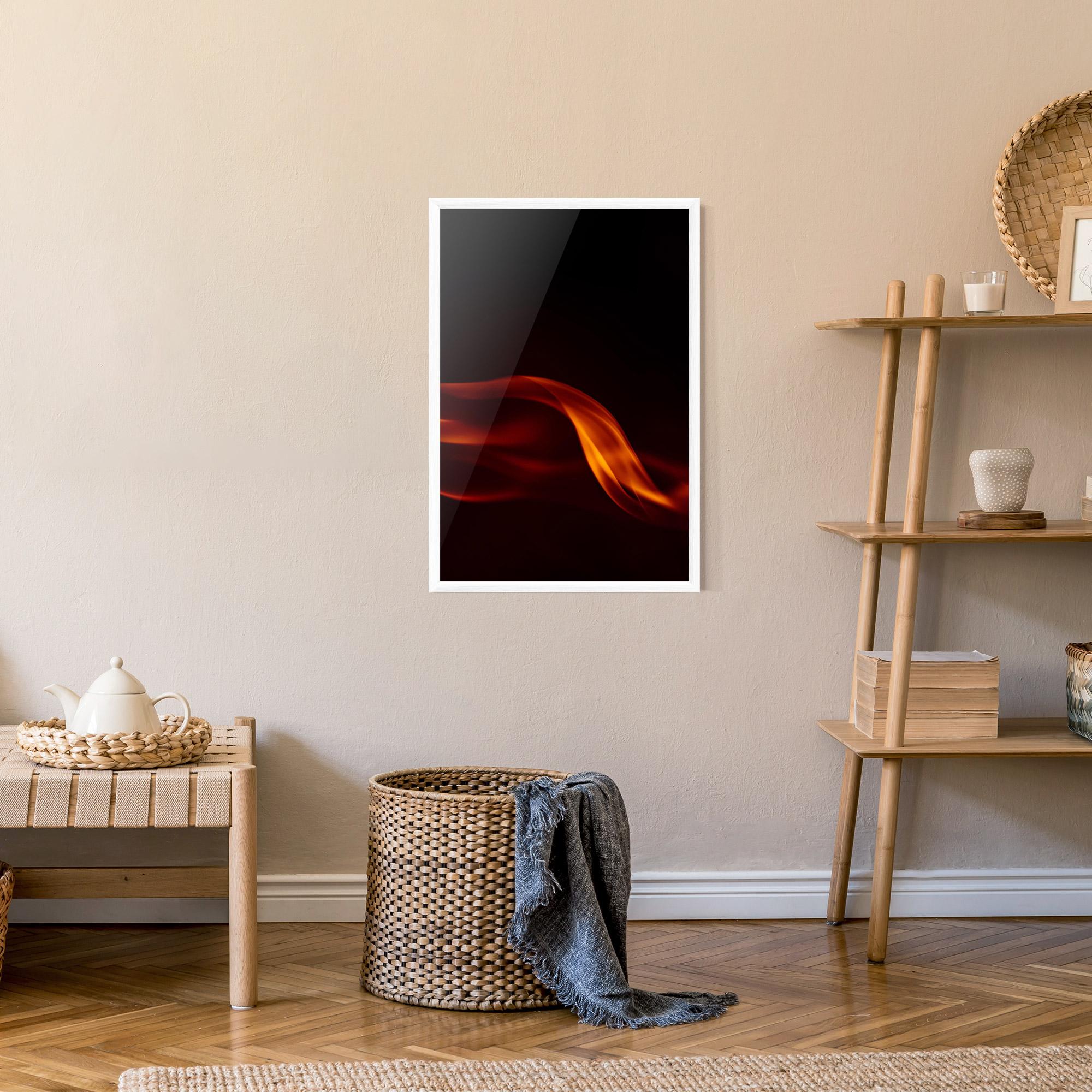 Рамкиран постер Relax Flame mockup 9