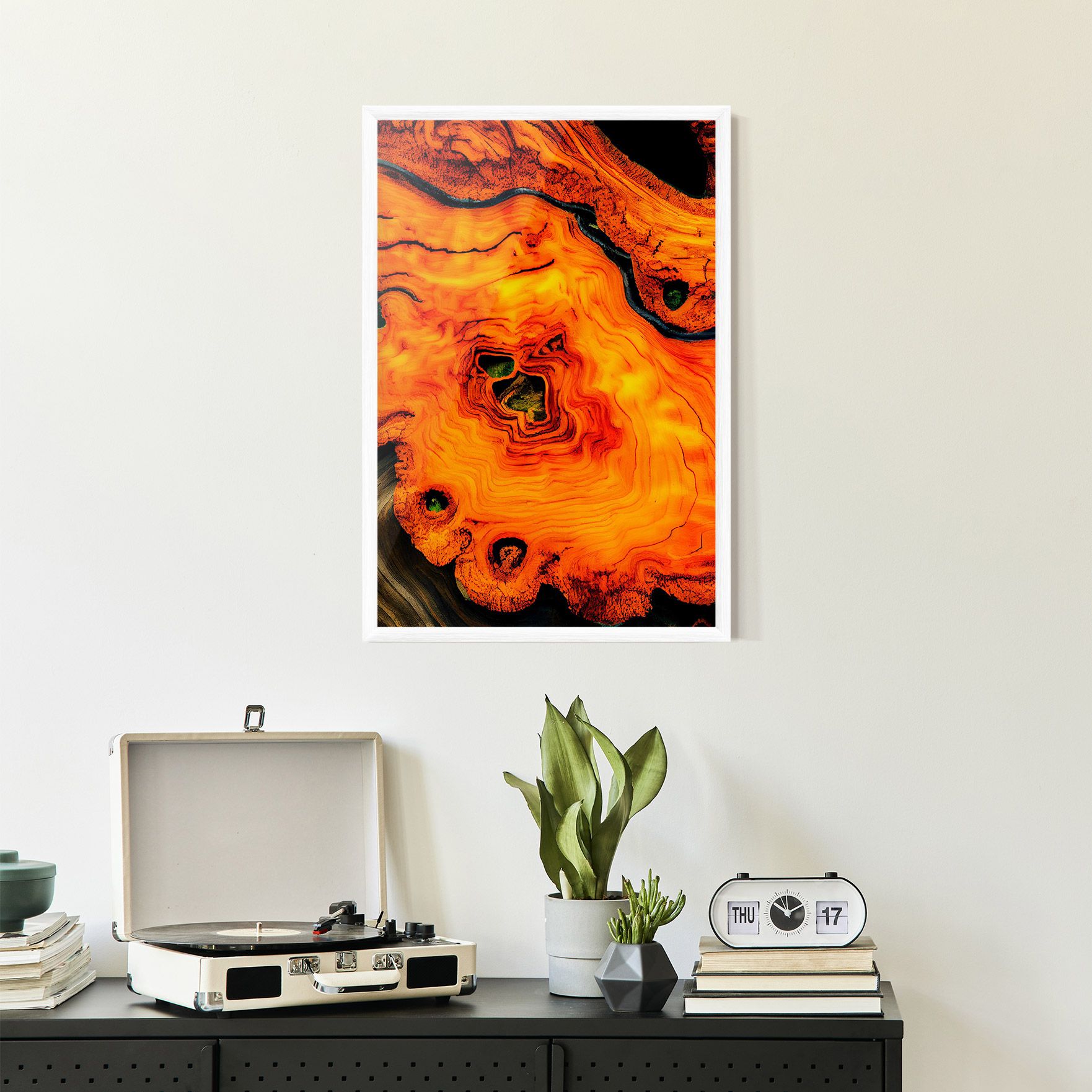 Fire Wood Texture mockup 2