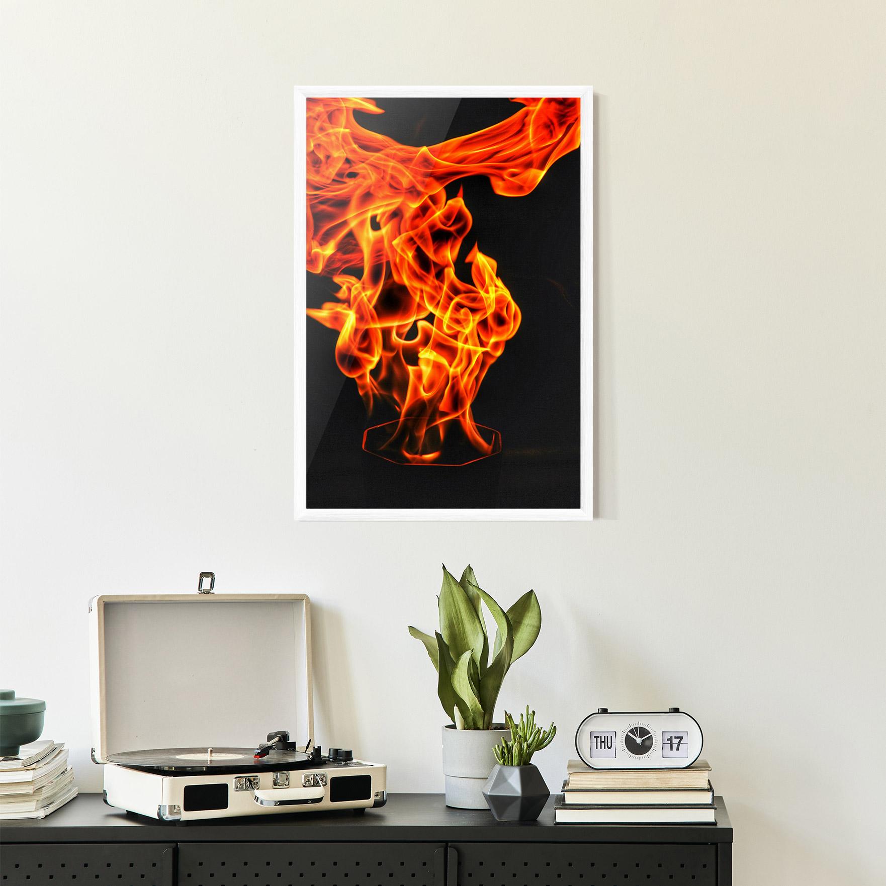Рамкиран постер Phoenix Heat Dance mockup 2