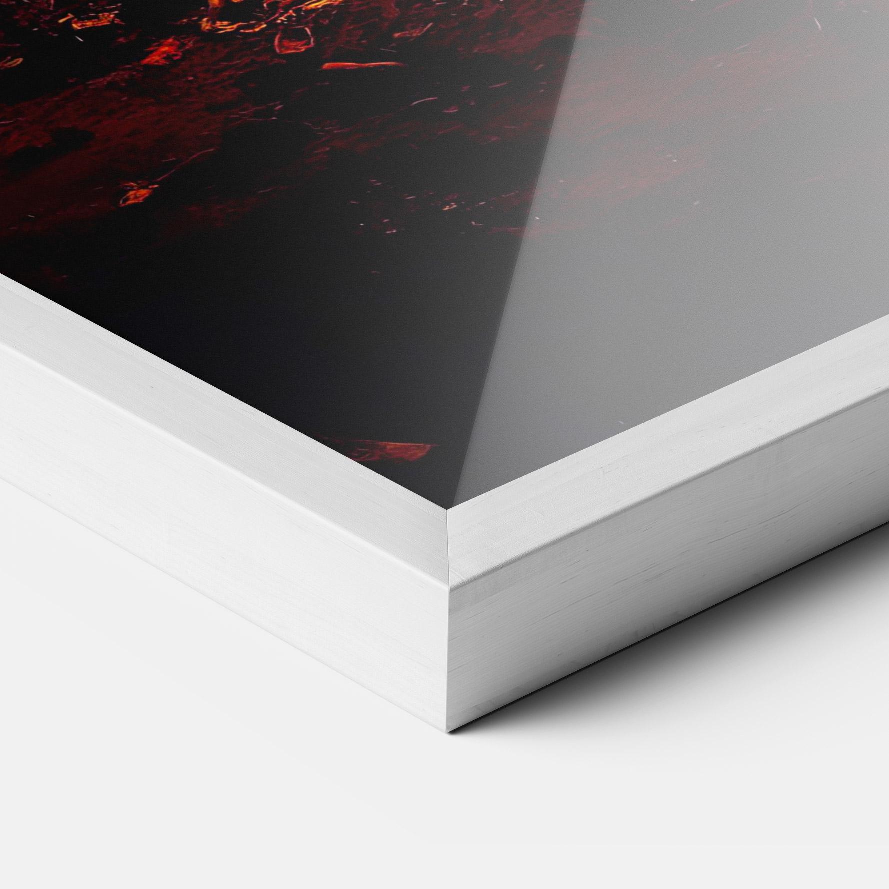 Рамкиран постер Fire Art mockup 3