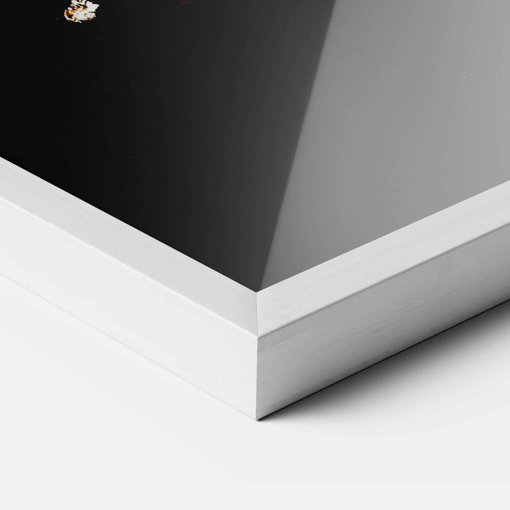 Рамкиран постер Spitting Fire mockup 3