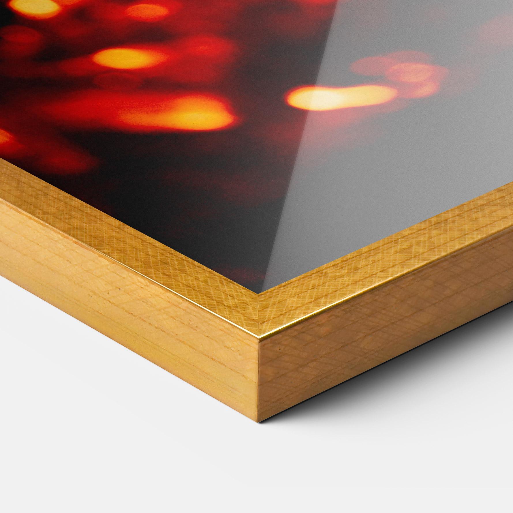 Рамкиран постер Fire Coal mockup 3