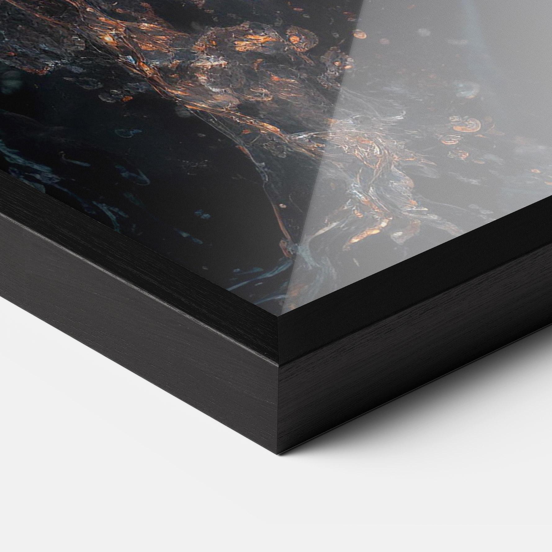 Рамкиран постер Fire Water mockup 3