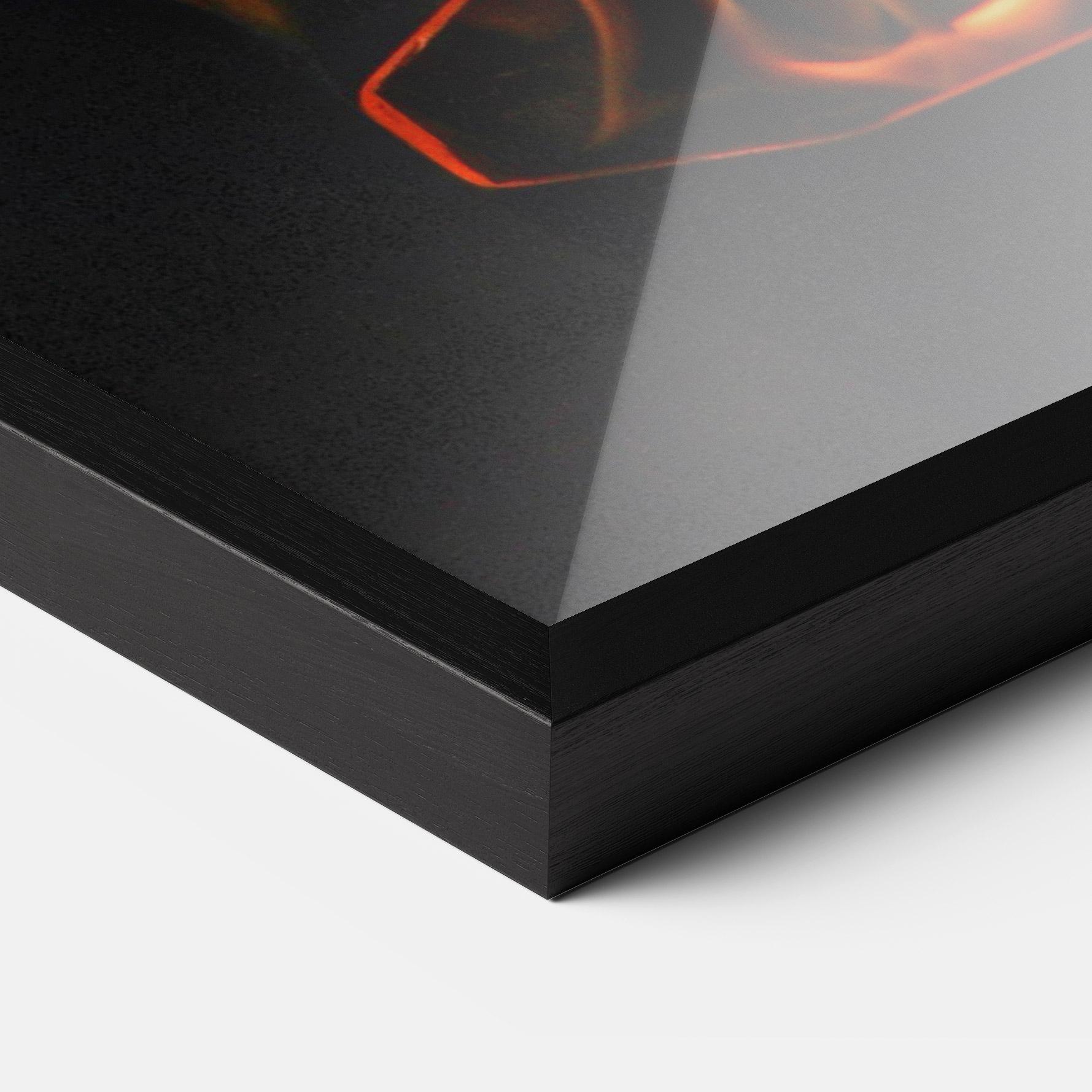 Рамкиран постер Phoenix Heat Dance mockup 3