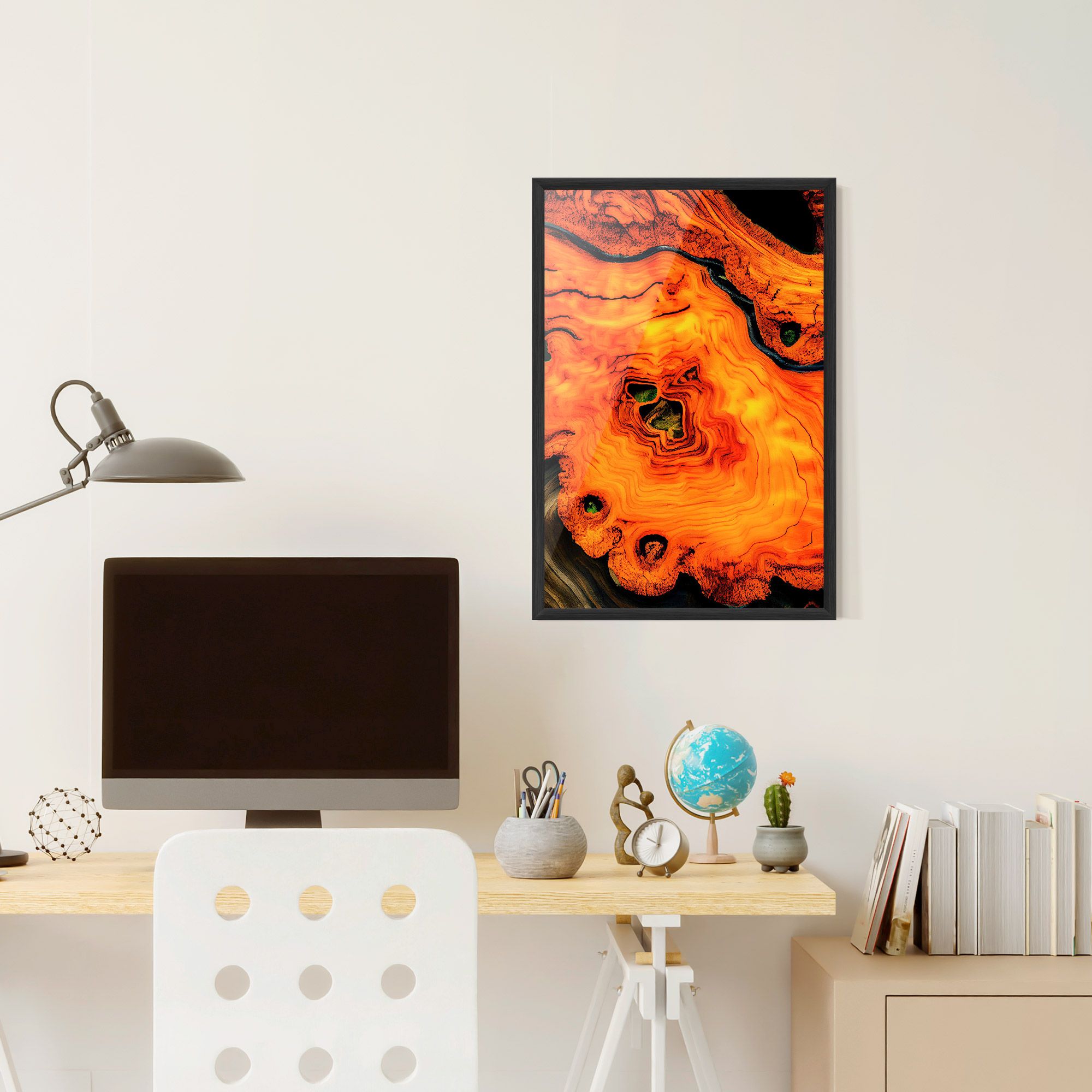 Fire Wood Texture mockup 6