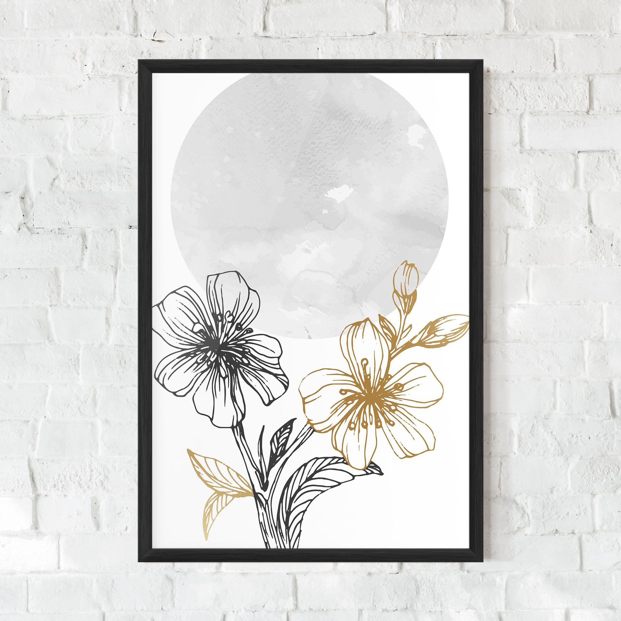 Grey Moon Flowers mockup 0